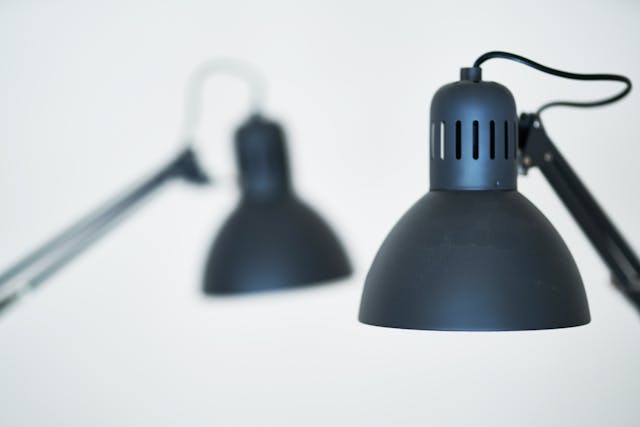 Two lamps next to each other. Photo by
Engin Akyurt. Source: Pexels.