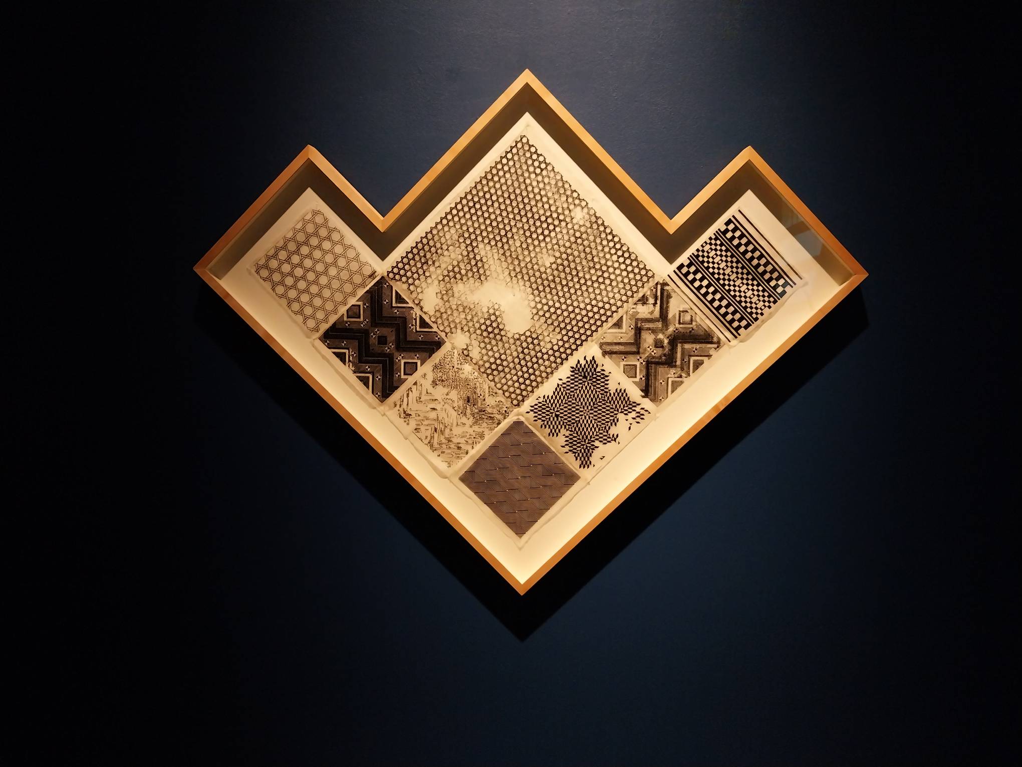 One of the 3D-printed weavings by Comilang and Speiser. Photo by Elle Yap.