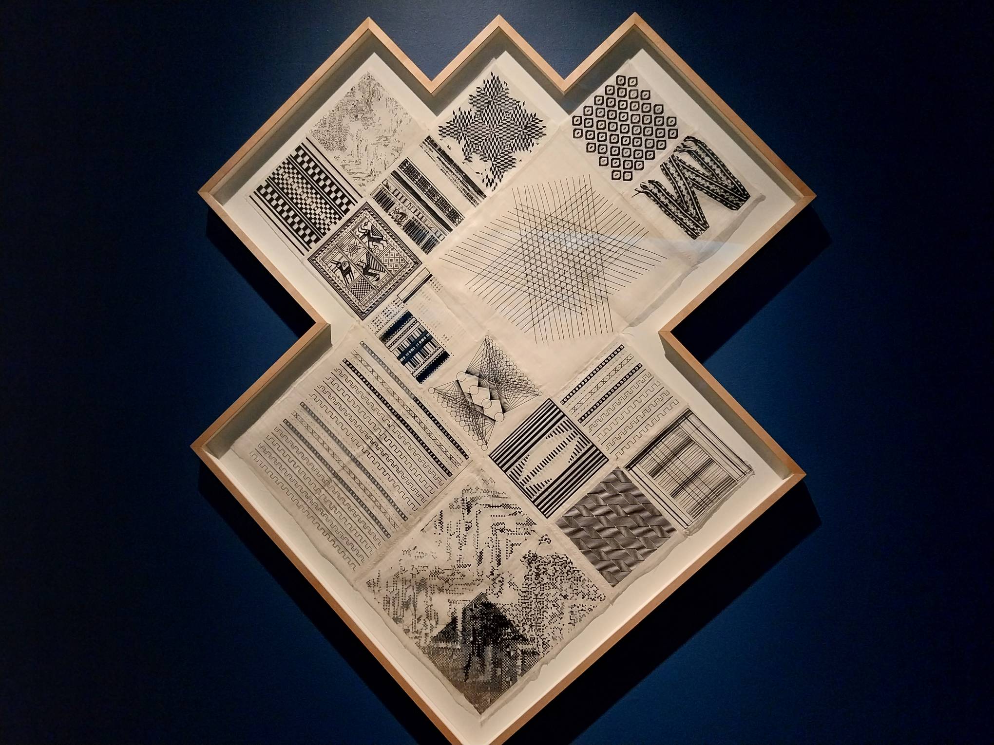 One of the 3D-printed weavings by Comilang and Speiser. Photo by Elle Yap.