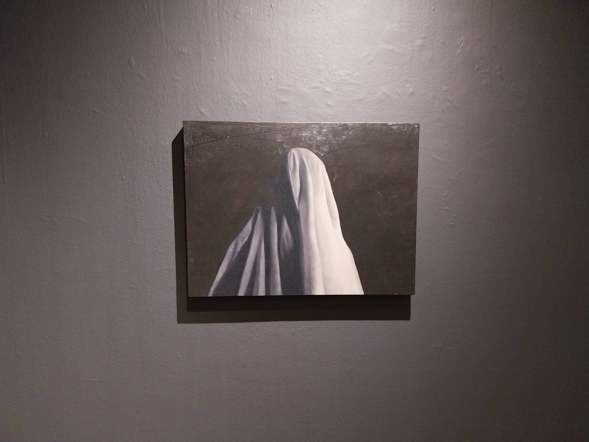 Profile of a ghost-like figure. Photo by Elle Yap.