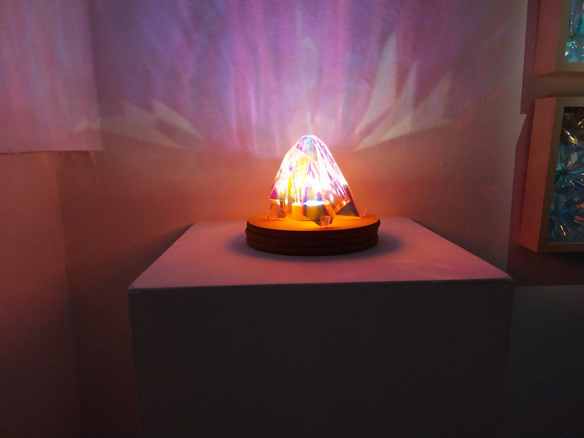 One of the lighting installations. Photo by Elle Yap.