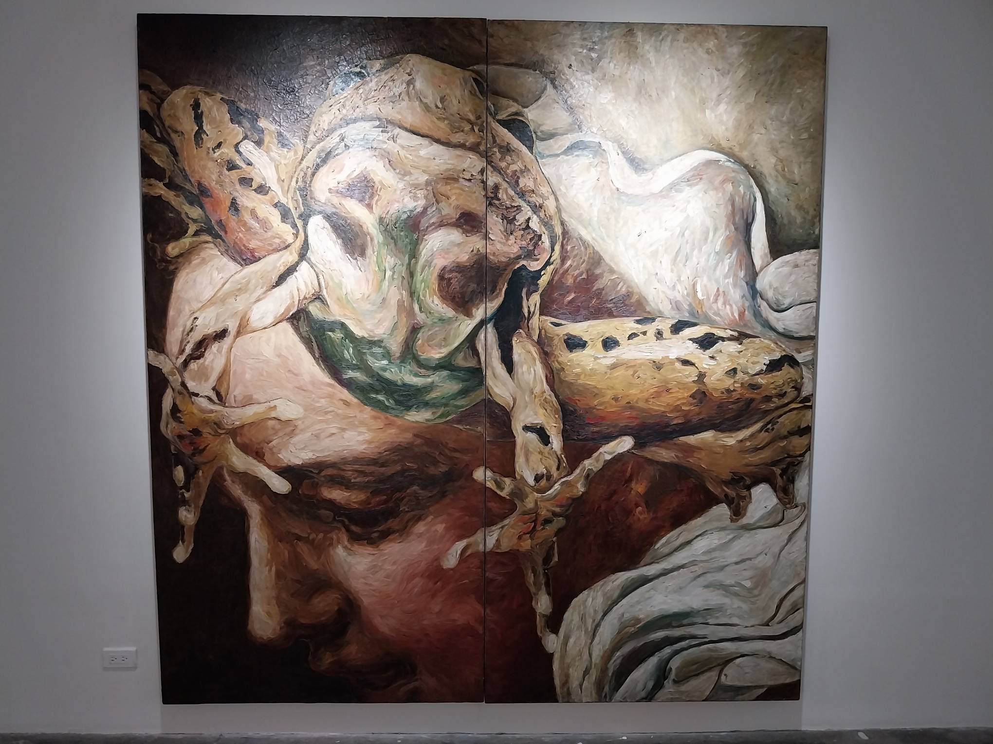 "Stitched Frog" by Pardo de Leon. Photo by Elle Yap.