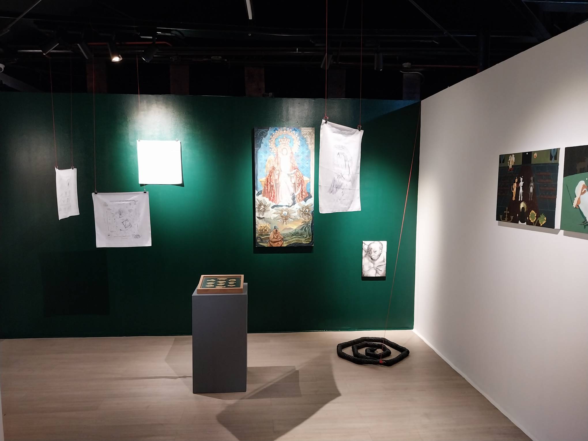 The "Pwera Usog" exhibit at Gravity Art Space. Photo by Elle Yap.