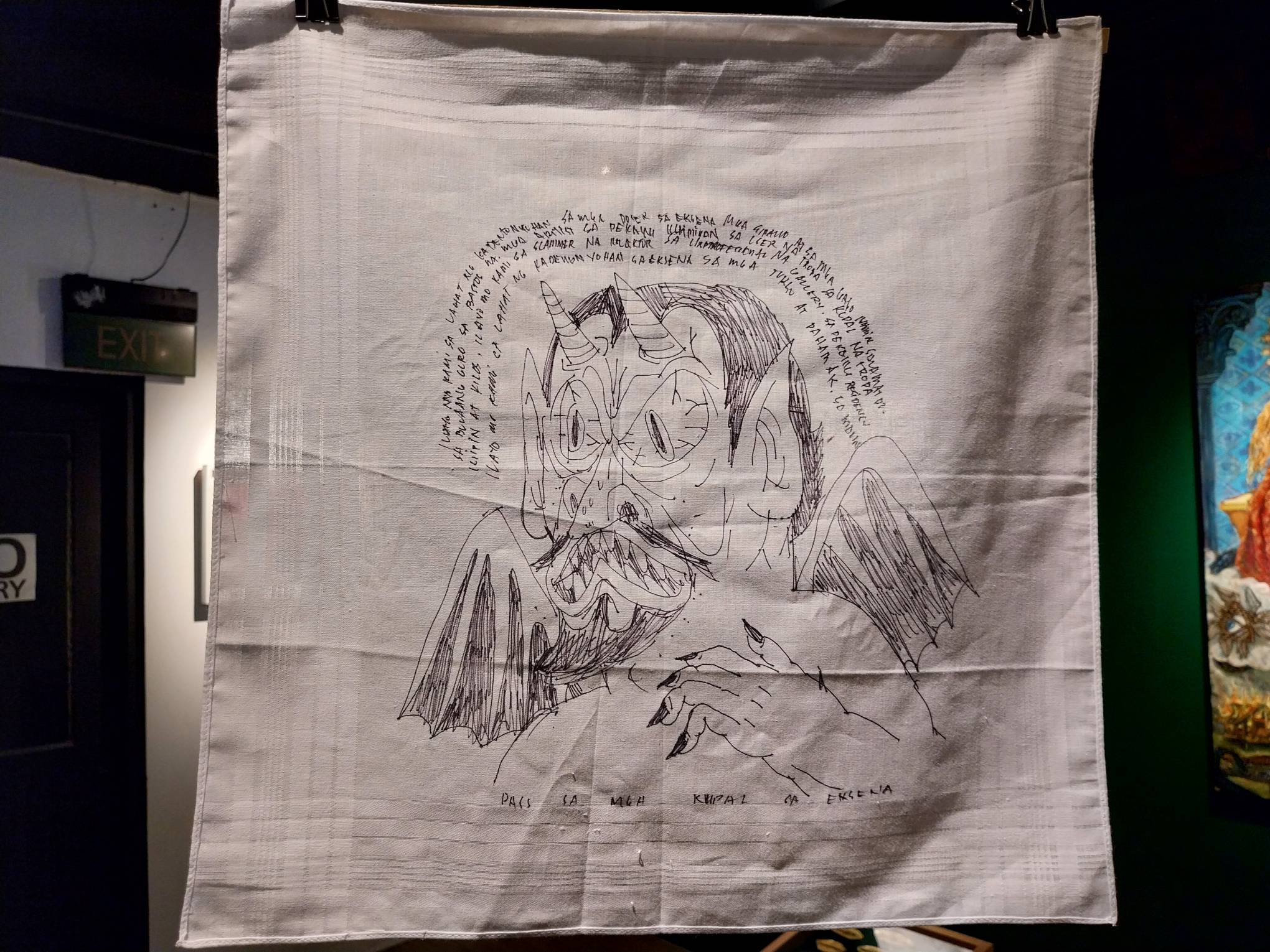 "Dasal sa Panyo 5" by Roger Mond. Photo by Elle Yap.