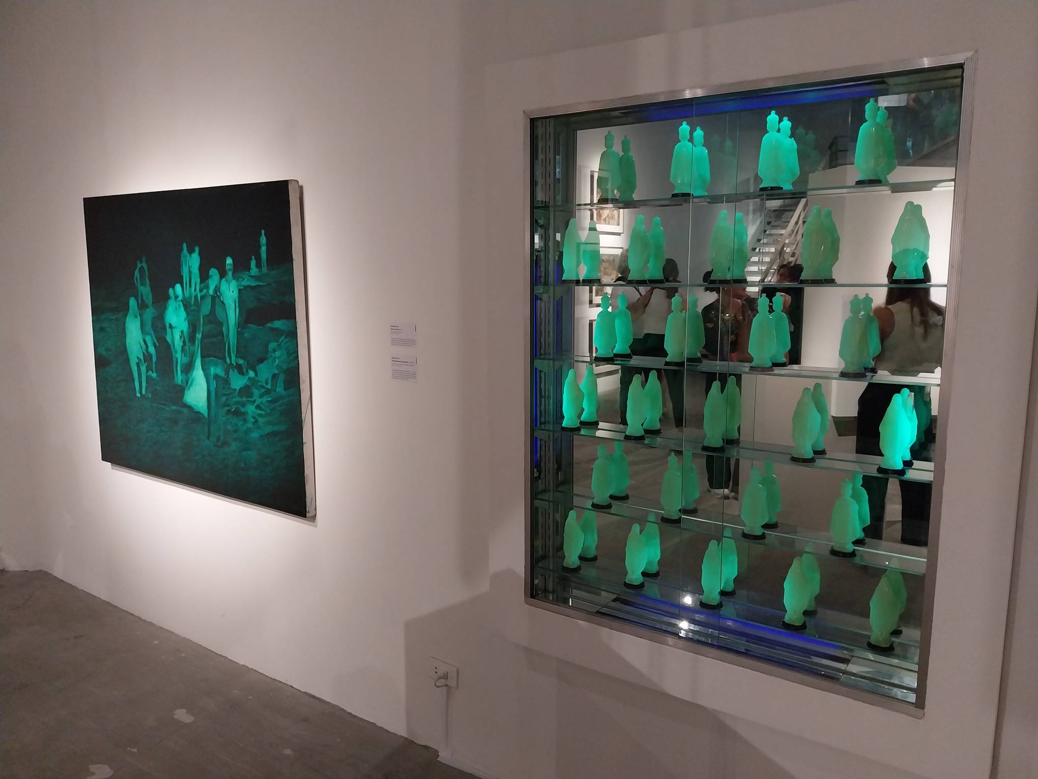 Gerardo Tan's work shown at "Running Backwards Into the Future." Photo by Elle Yap.