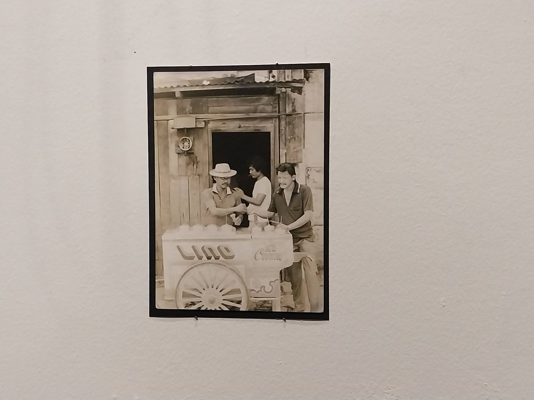 Renato Orara's "Untitled picture of an ice cream man and his friend." Photo by Elle Yap.