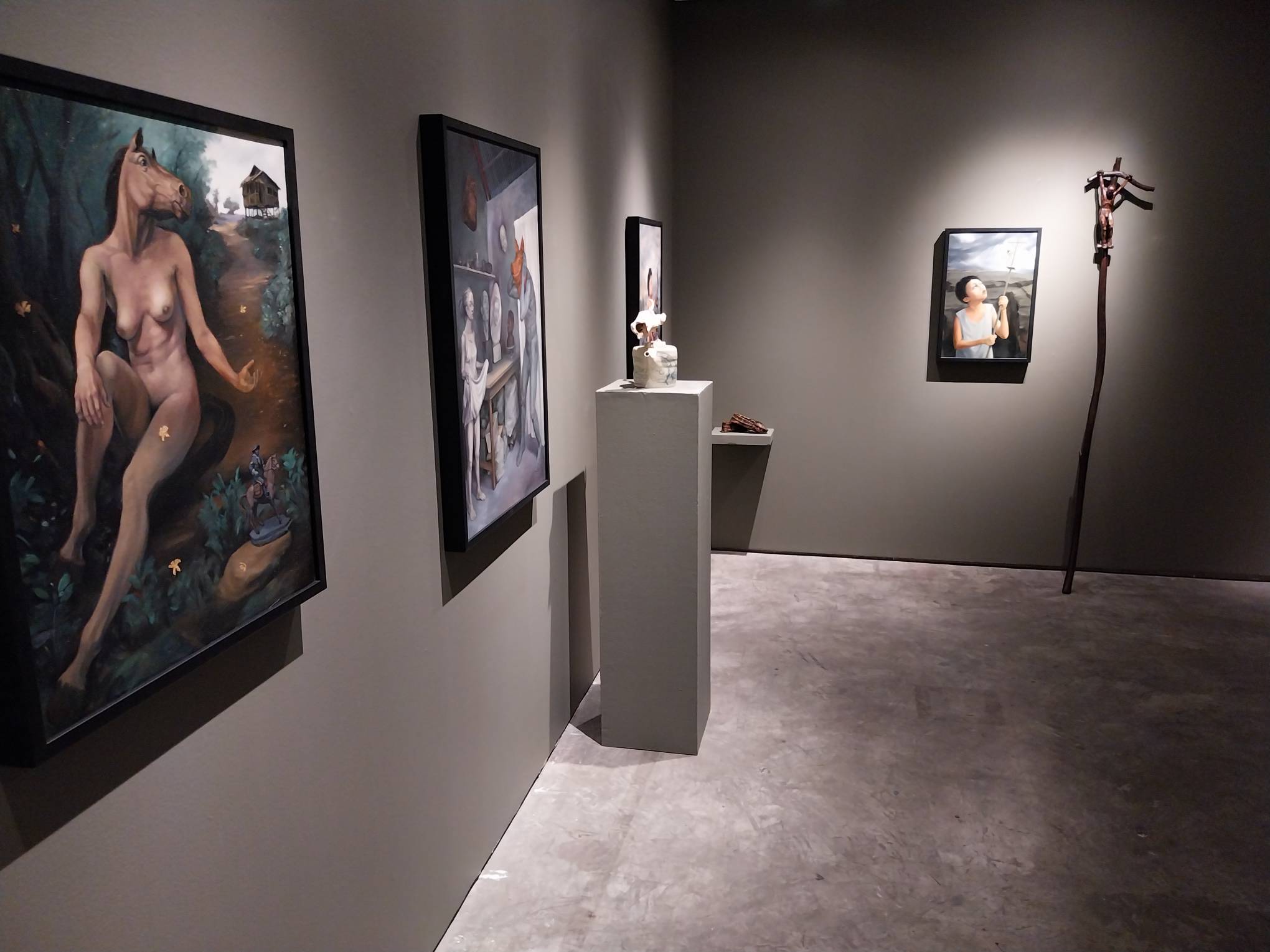 A portion of the "Copula" exhibit. Photo by Elle Yap.