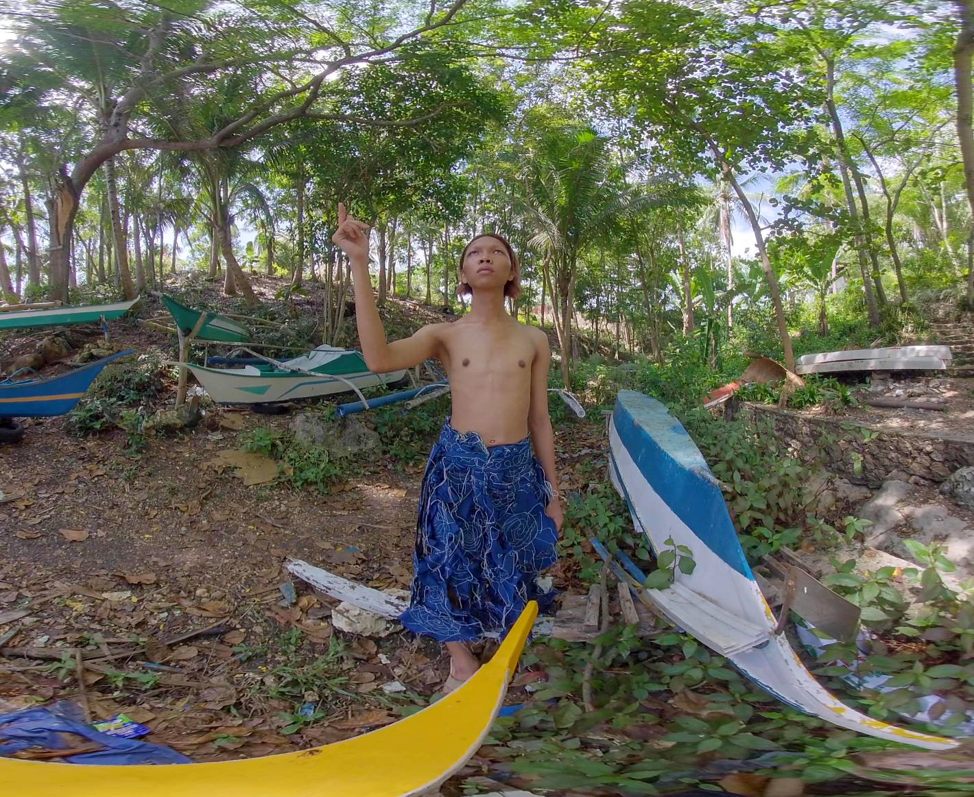 Stephanie Comilang and Simon Speiser, Pi&ntilde;a, Why is the Sky Blue? (video still), 2021. Courtesy of the artist and SILVERLENS.