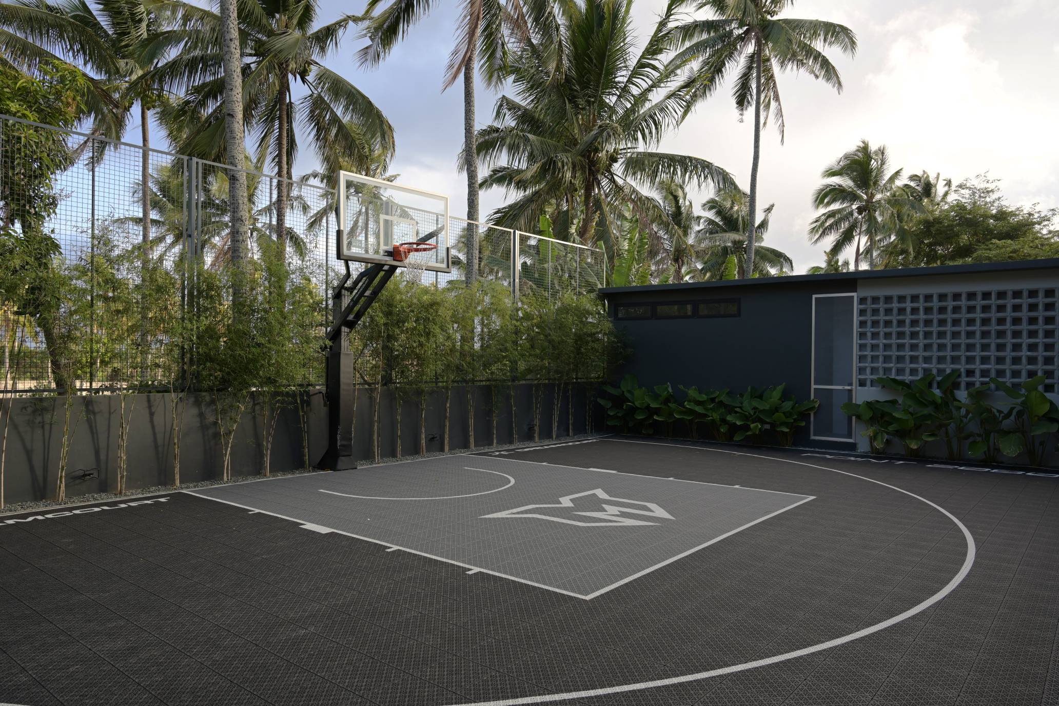 Basketball court. Courtesy of Joleena Gonzalez.