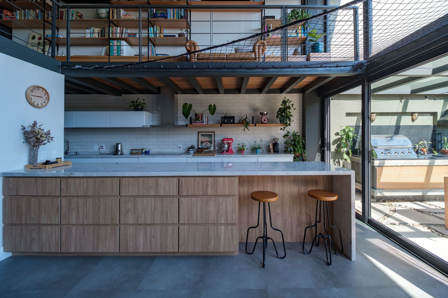 Kitchen area. Photo by Gabriel Konrath.