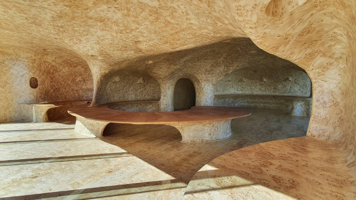 One of the areas of the office. Photo provided by Javier Senosiain. 