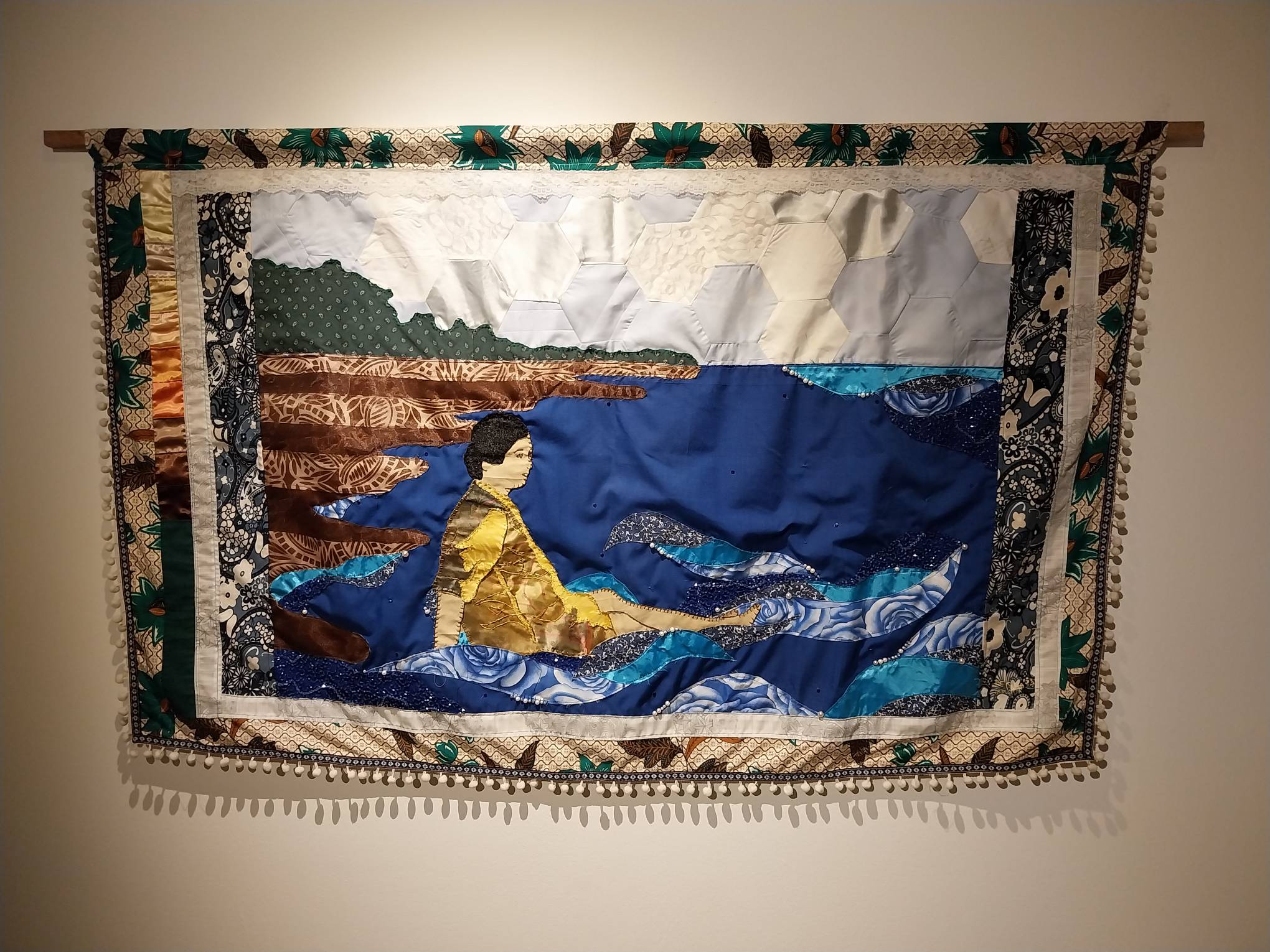 One of the works by Tekla Tamoria in "The Ylang-Ylang Club." Photo by Elle Yap.