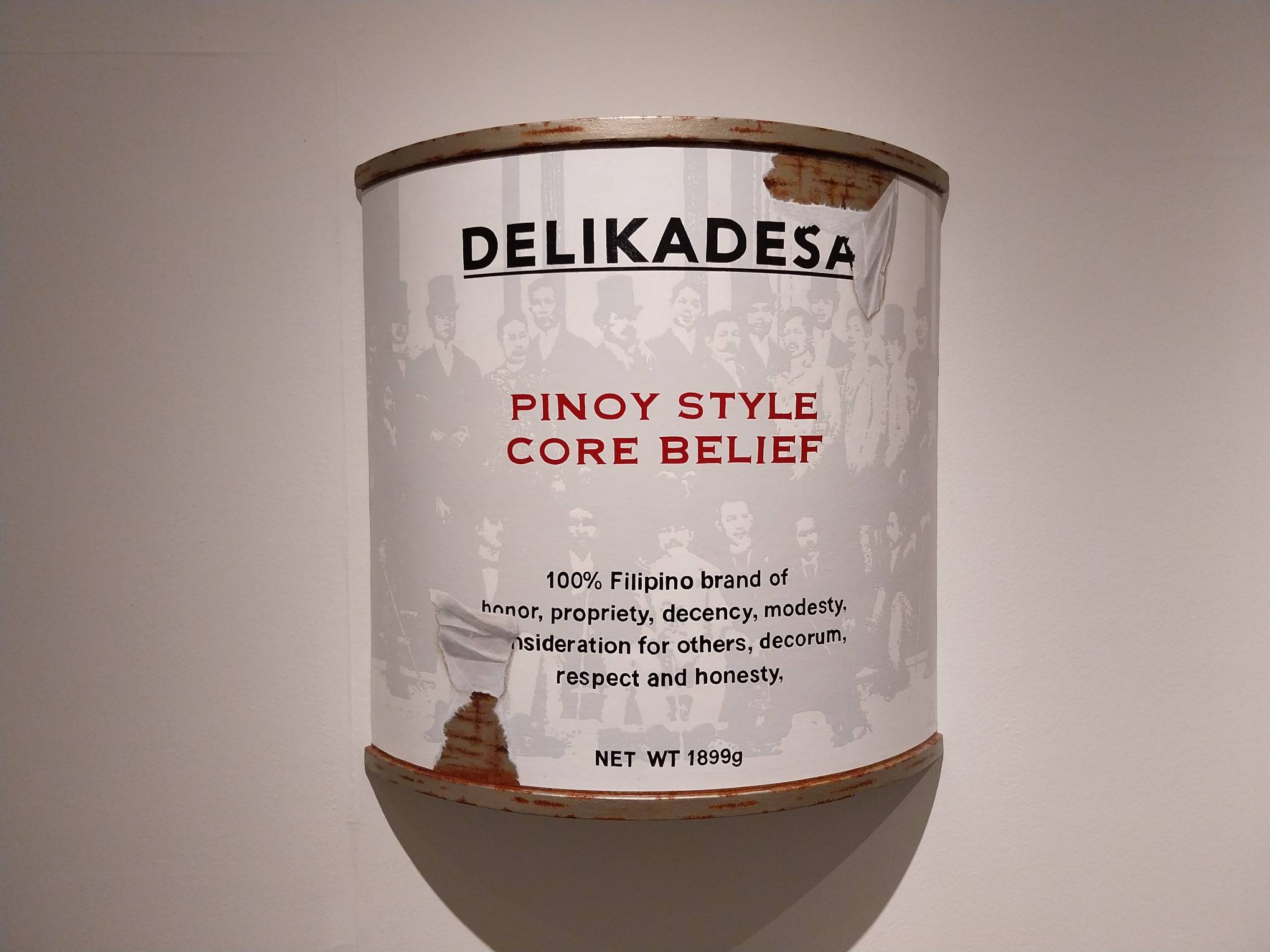 A brand logo parody of a local meat brand. Photo by Elle Yap.