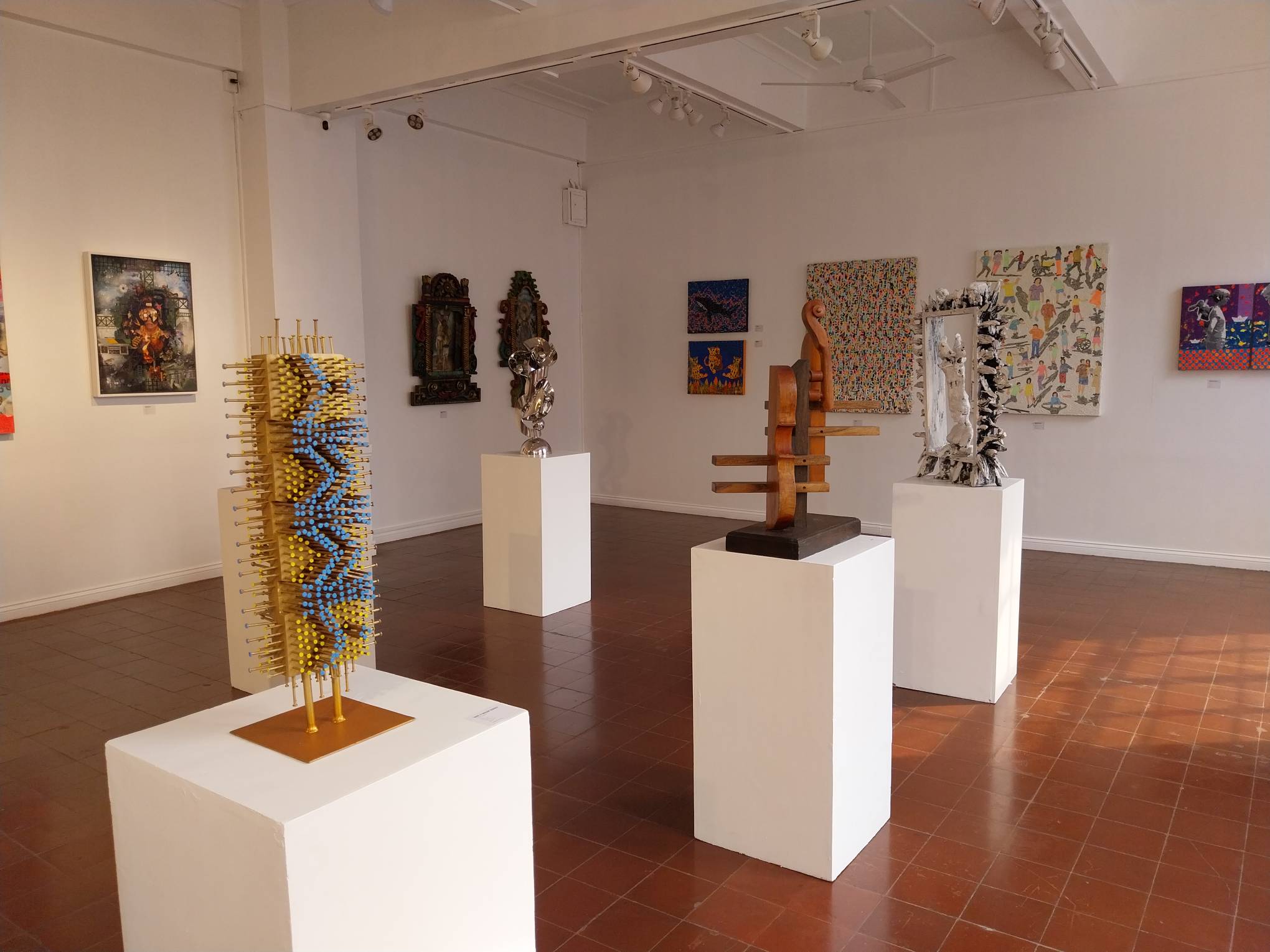 The back of the "Manila x Bohol" exhibit in Art District Escolta. Photo by Elle Yap.