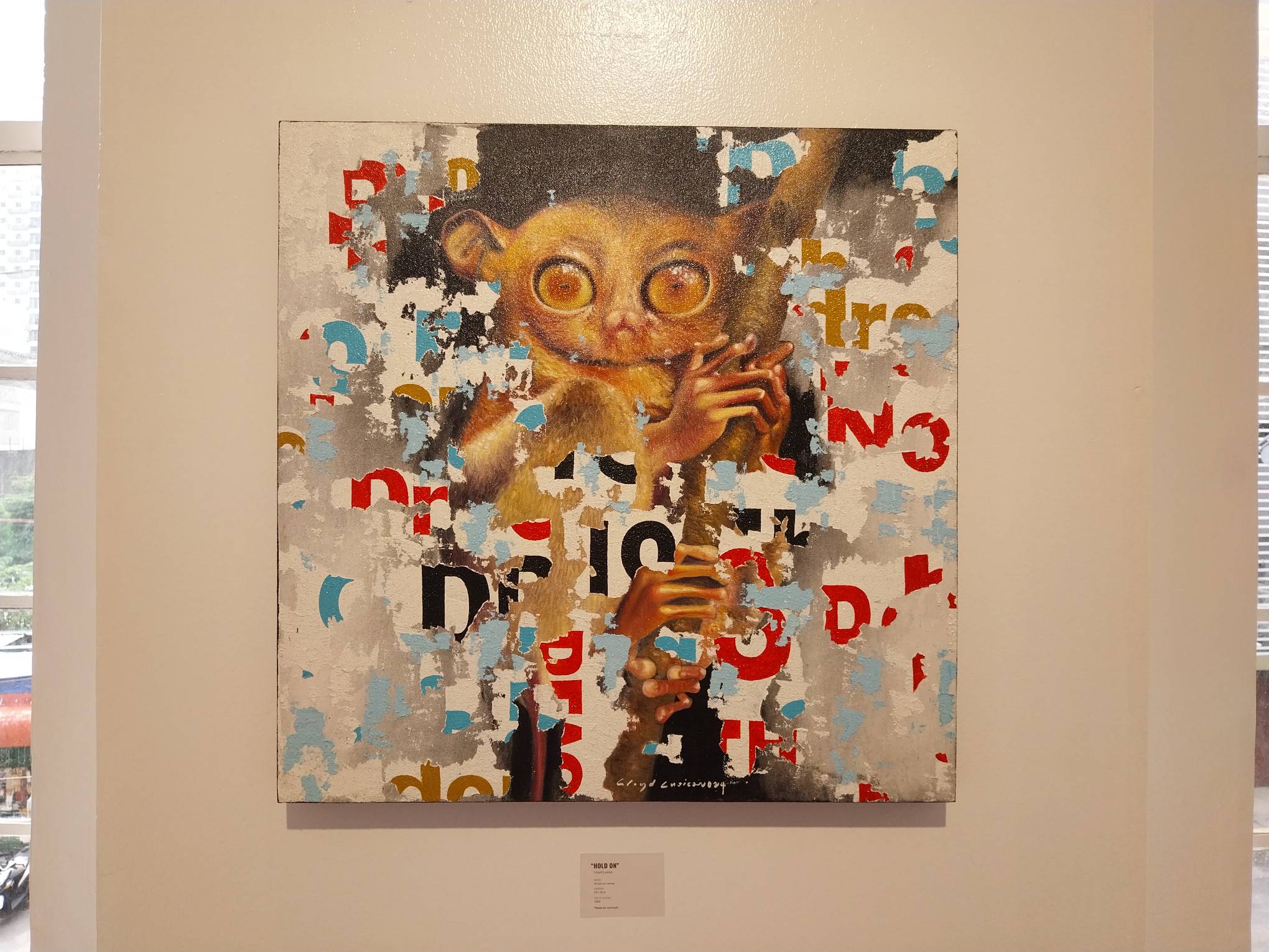 "Hold On" by Lloyd Lusica. Photo by Elle Yap.