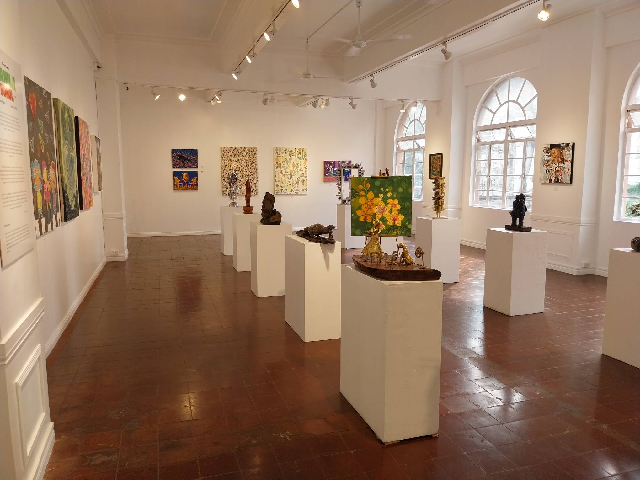 Side view of the "Manila x Bohol" exhibit in Art District Escolta. Photo by Elle Yap.