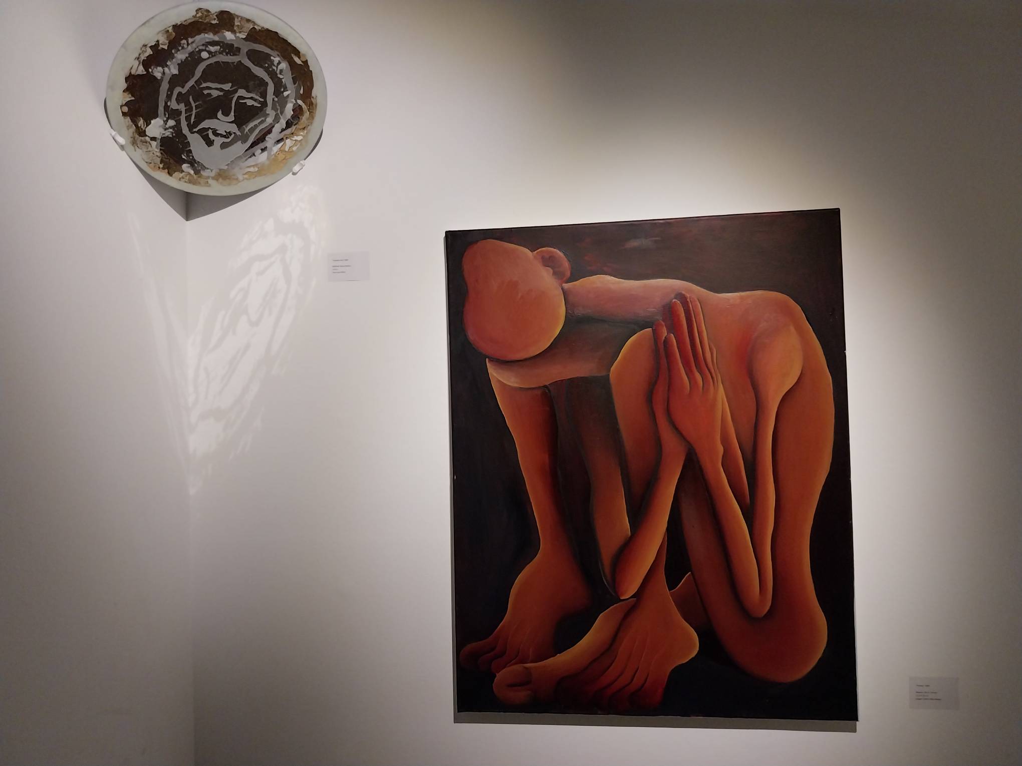 Pura Luka Vega's "Complex God" and Jospeh Icaro's "Praying." Photo by Elle Yap.