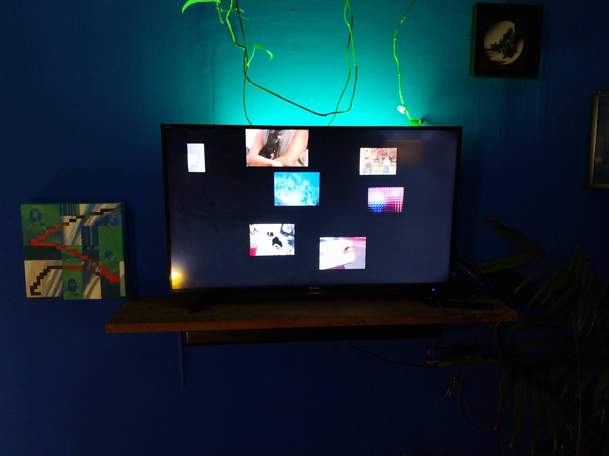 A clip of a video shown for "NO ALGORITHM, NO ENTROPY." Photo by Elle Yap.