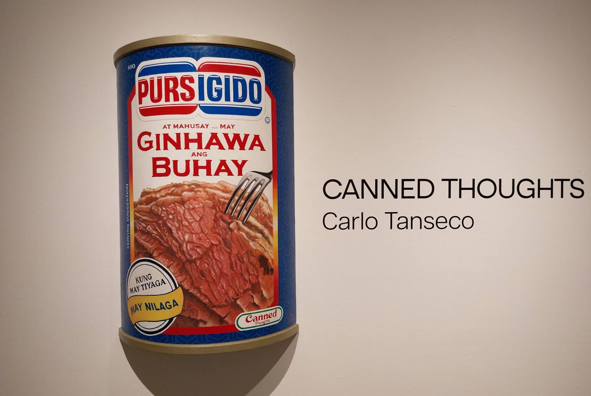 One of the pieces and the sign of 