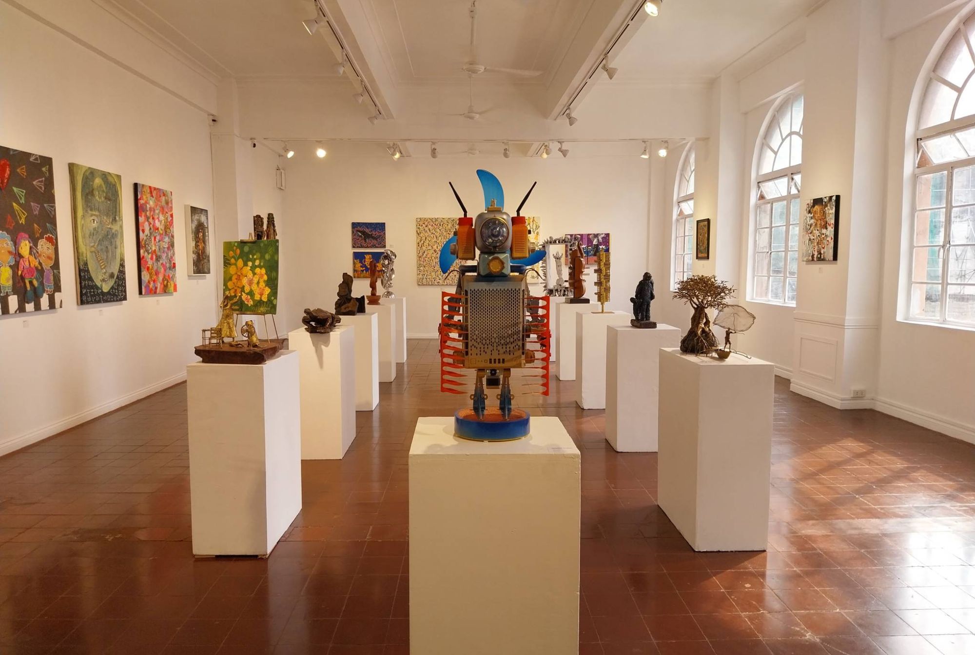 Some of the sculptures shown at 