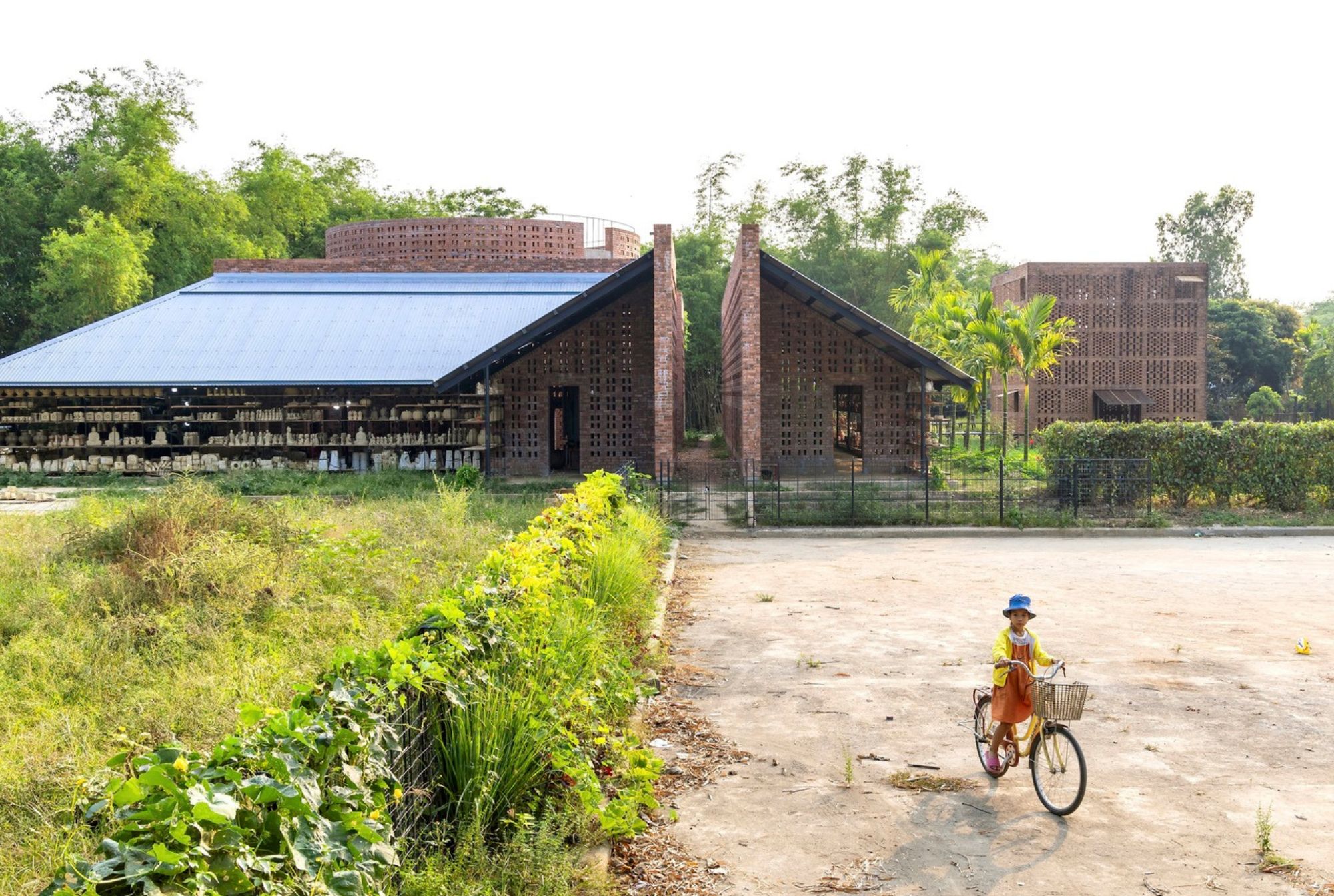 The Terra Cotta Workshop from the front. Photo by Trieu Chien.
