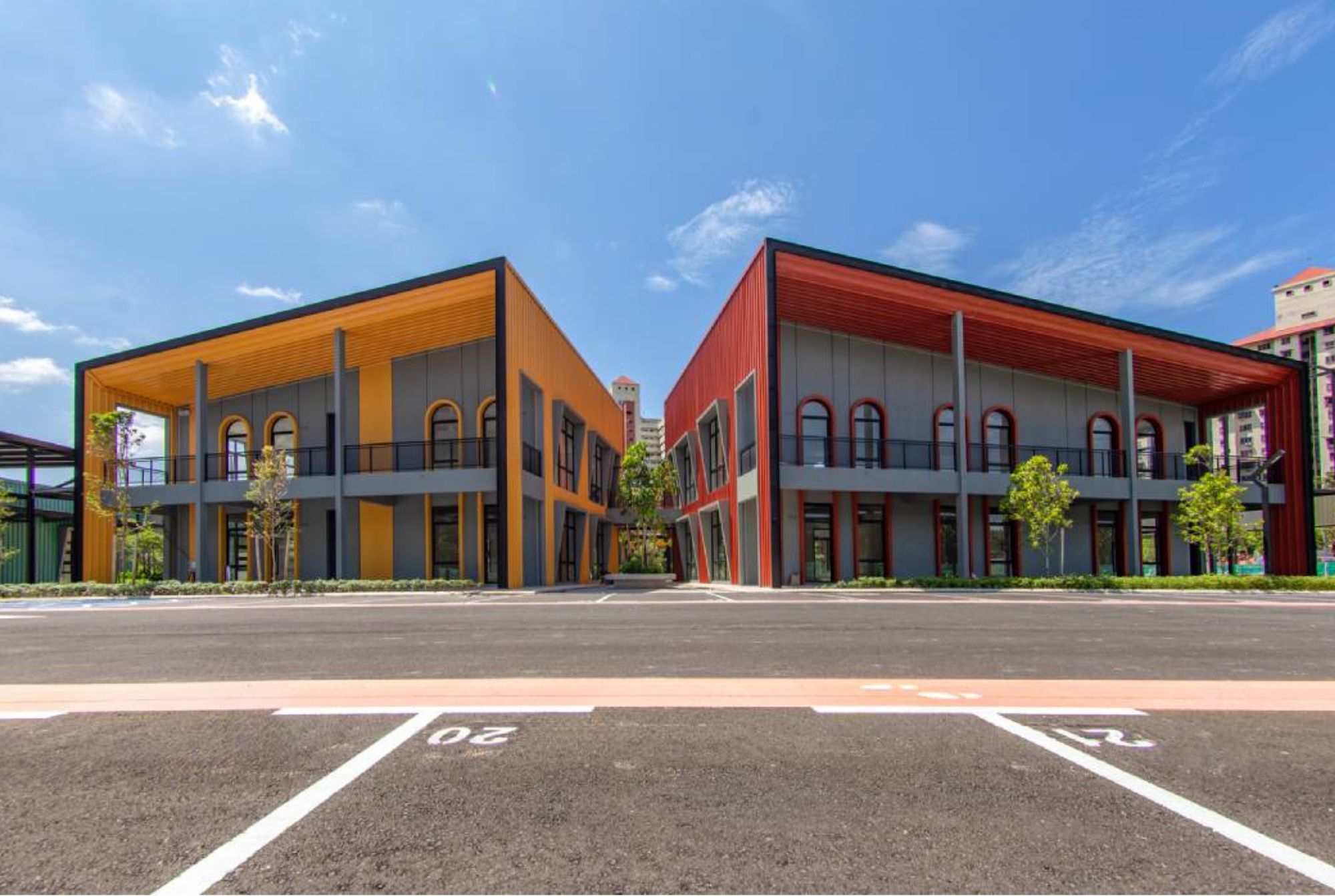 One of the buildings for SAMA Square Market. Photo by Heart Patrick Photography.