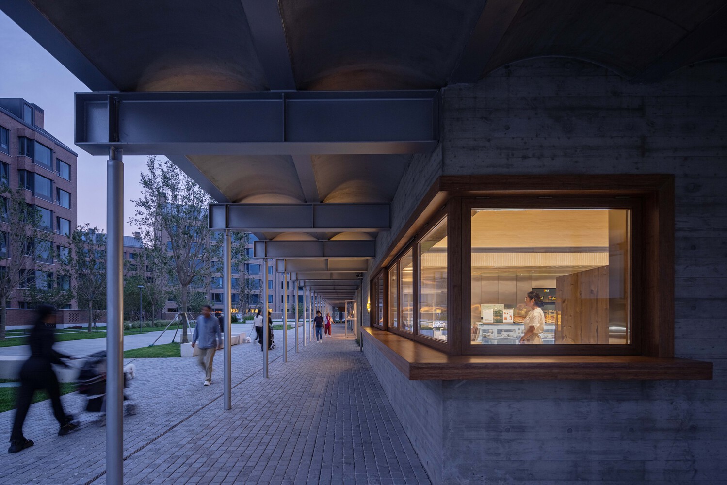 The take-out nook of one of the stores. Photo by Shengliang Su and Min Yang.