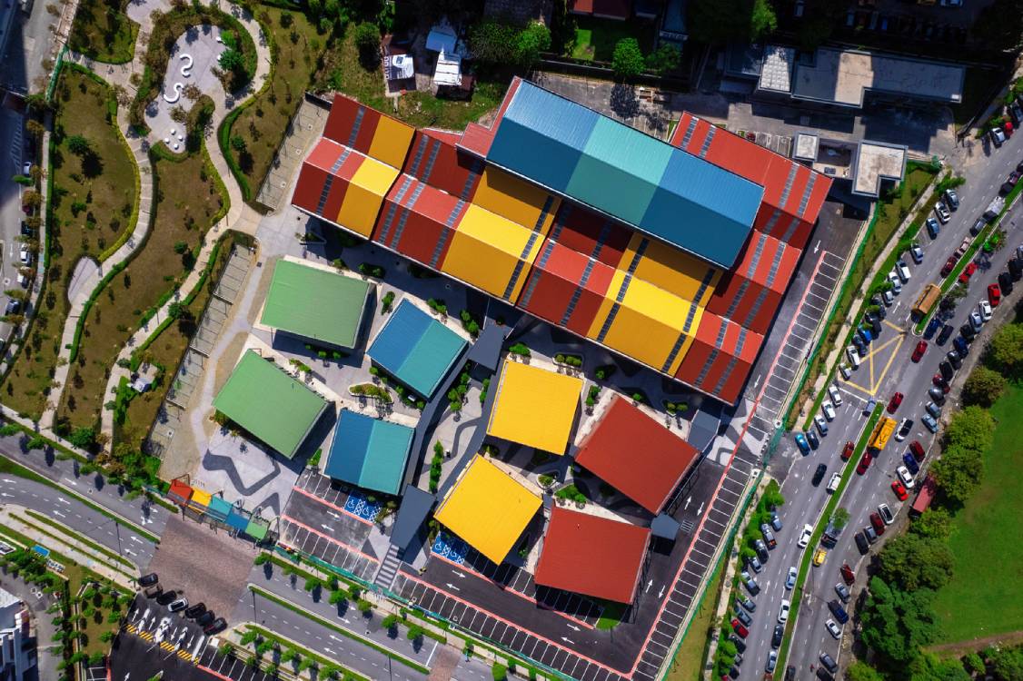SAMA Square Market from above. Photo by Heart Patrick Photography.