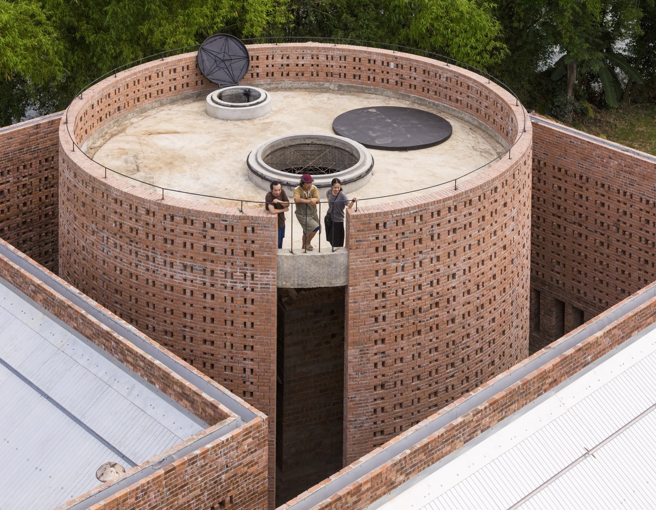 Rooftop perspective of the Brick Kiln. Photo by Trieu Chien.