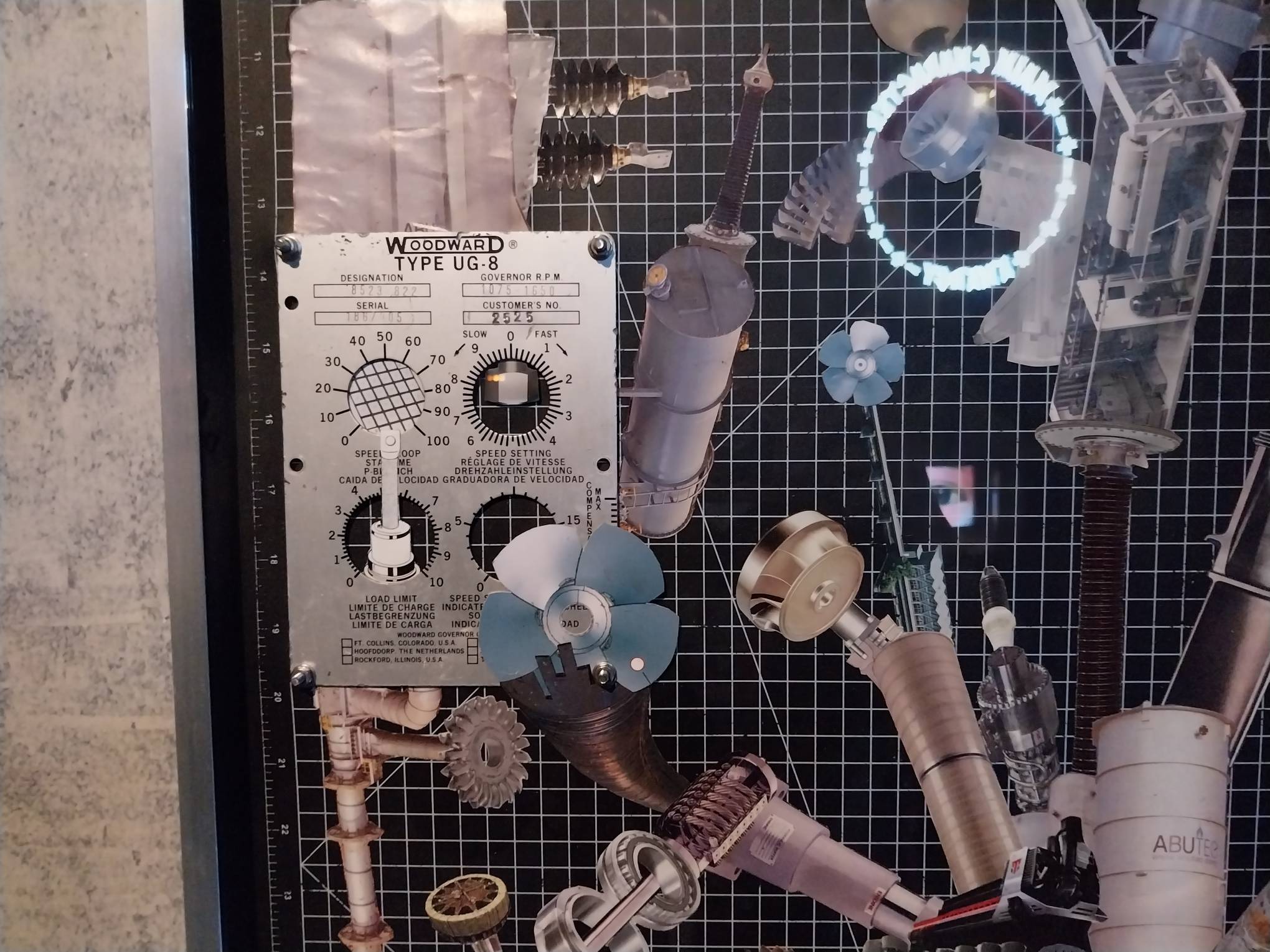 Close detail of "Teritiary Growth" by Jose Olarte. Photo by Elle Yap.