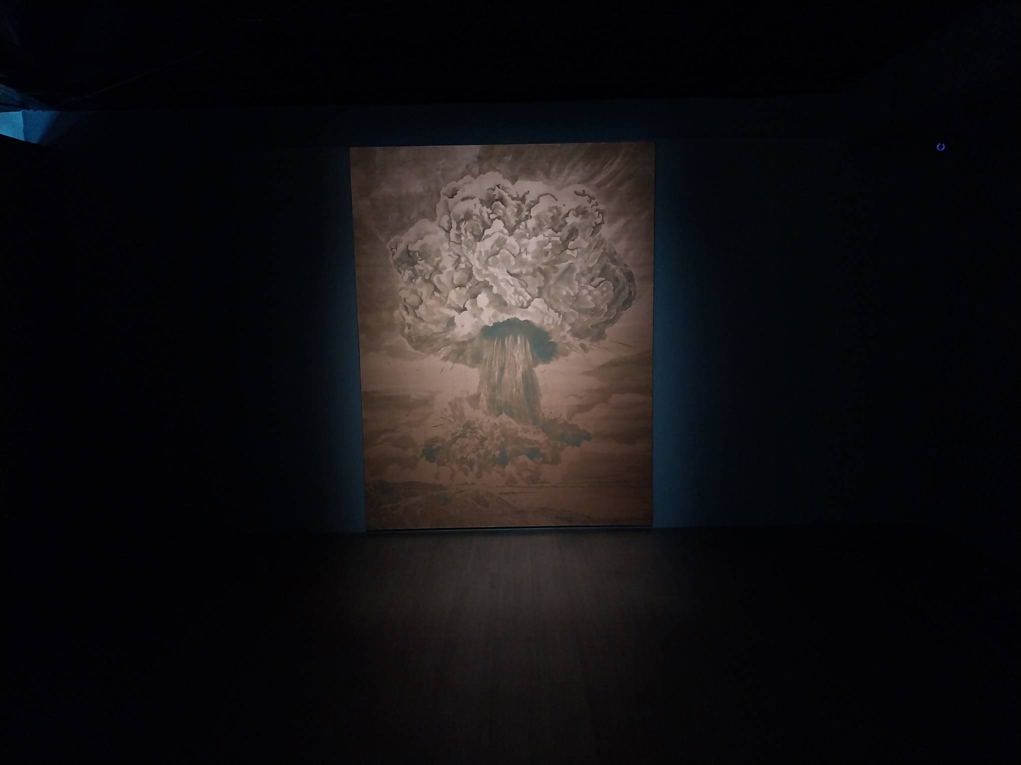 Far view of Celine Lee's "Times (Mushroom Cloud)." Photo by Elle Yap.