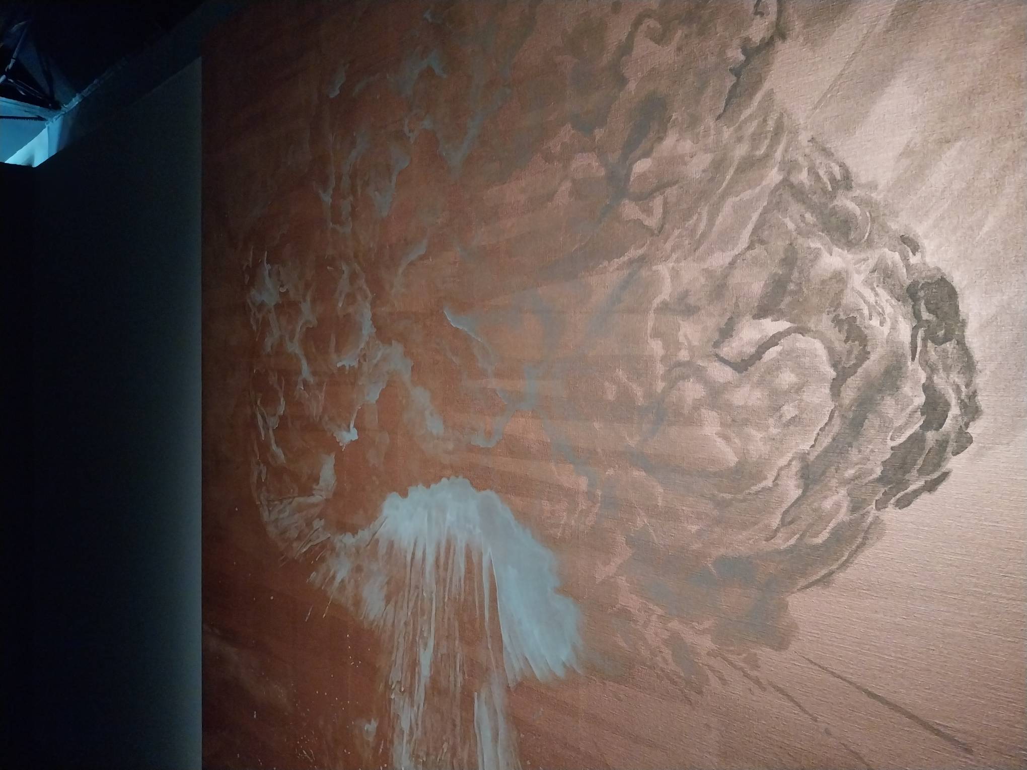 Celine Lee's "Times (Mushroom Cloud)" from a side angle. Photo by Elle Yap.