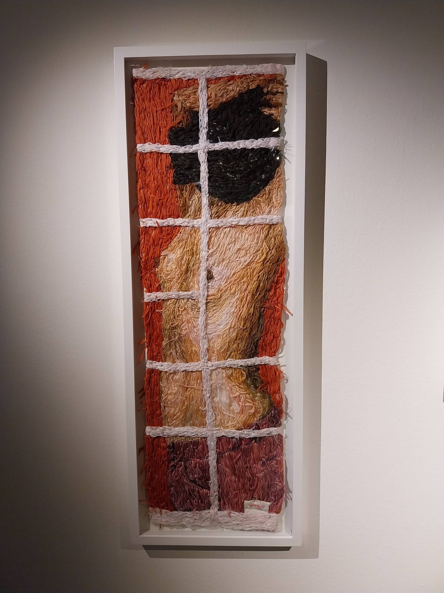 The stitch artwork "Kwadra." Photo by Elle Yap.