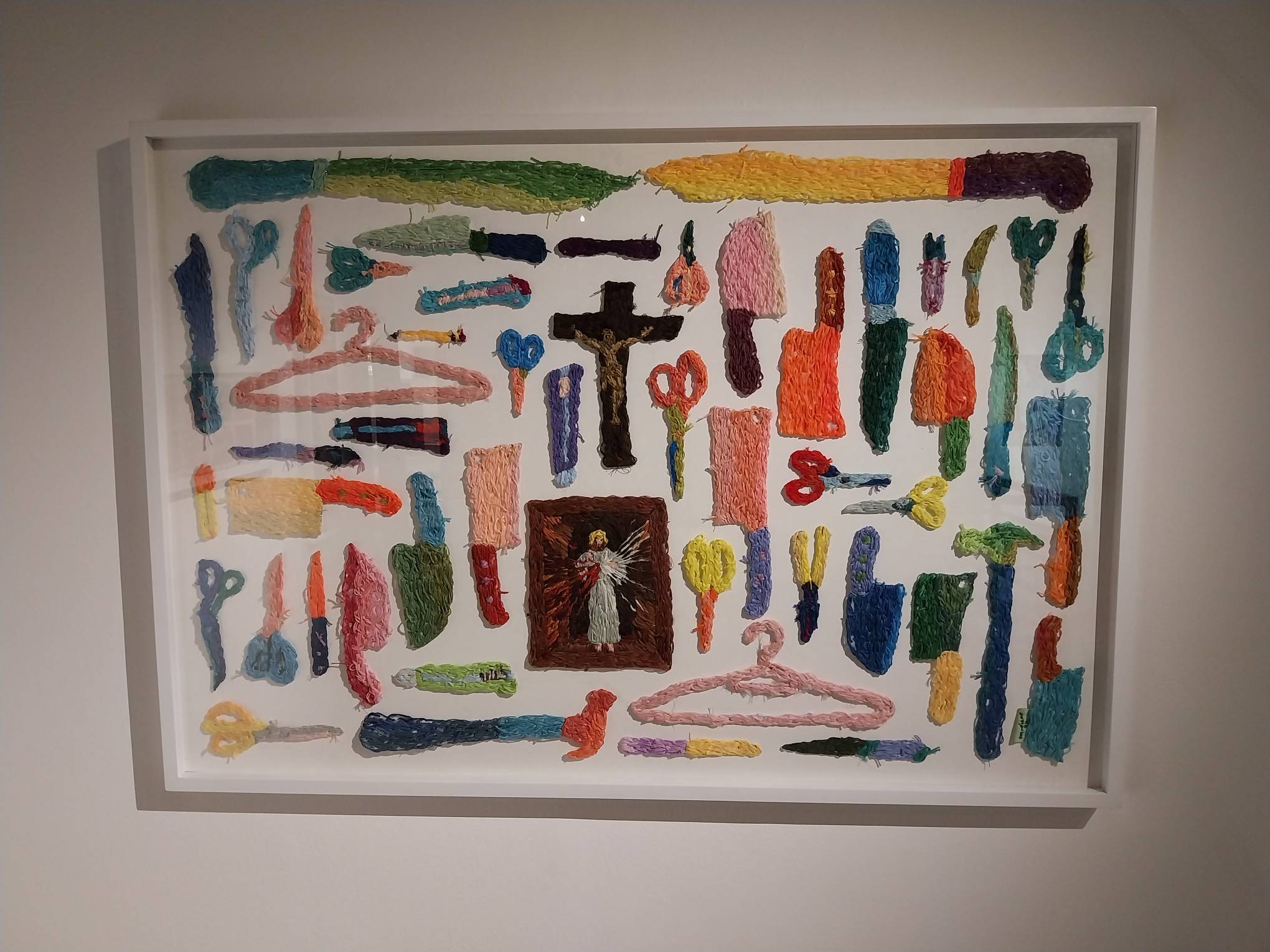 Maricar Tolentino's "Self-defense I". Photo by Elle Yap.