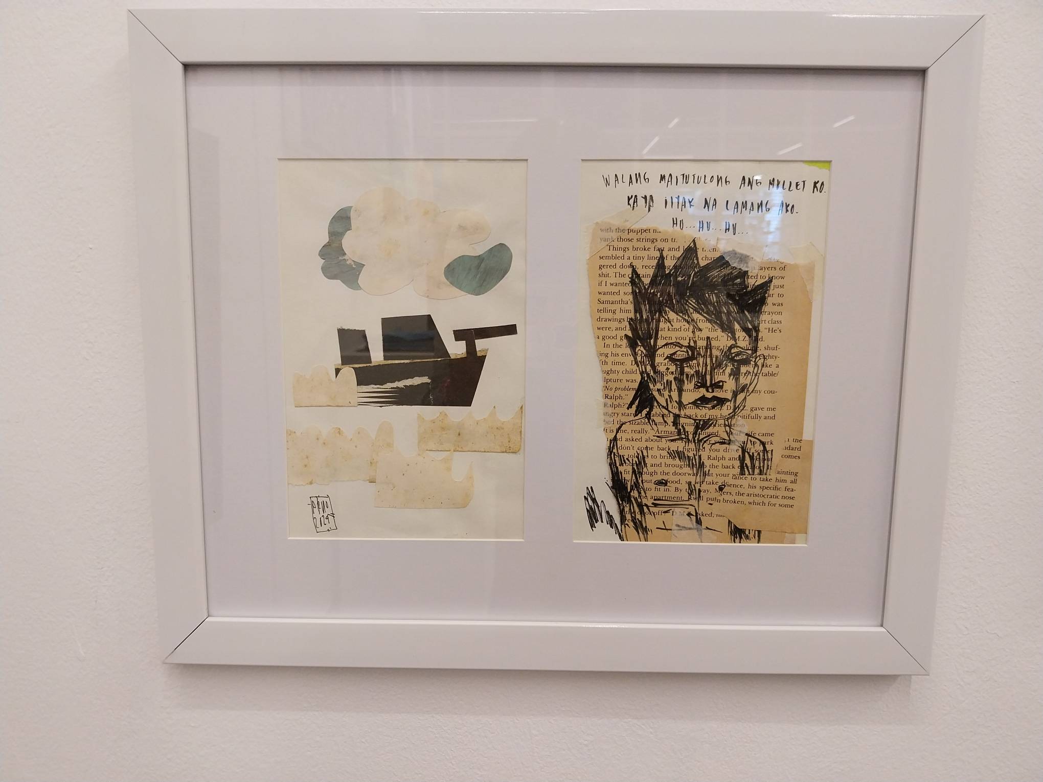 "Failed Mullet" by Arno Salvador for the West Philippine Sea dispute exhibit "Territorial." Photo by Elle Yap.