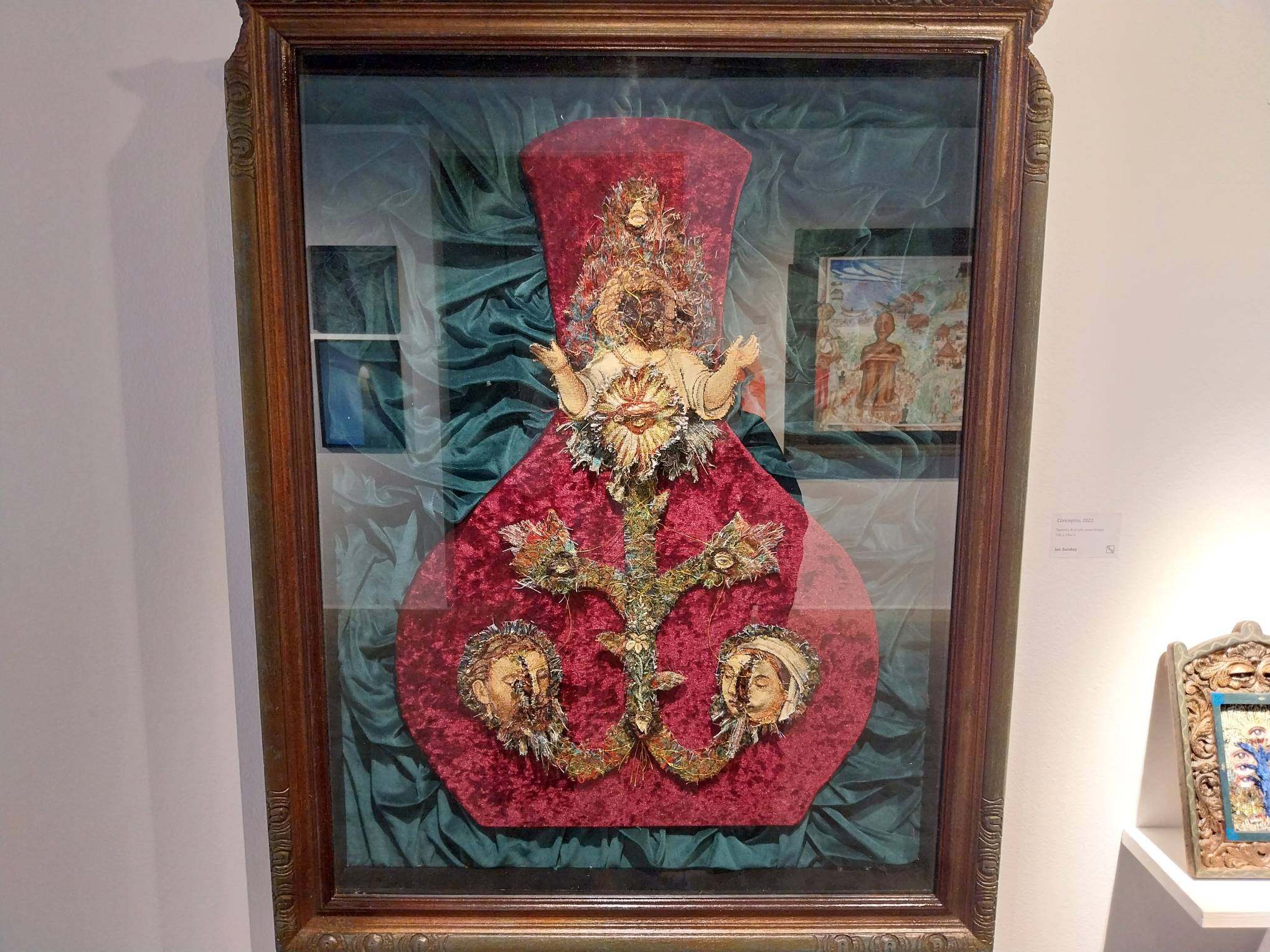 "Conceptio" by Jan Sunday for the "Visual Odyssey" exhibit at Gravity Art Space. Photo by Elle Yap.