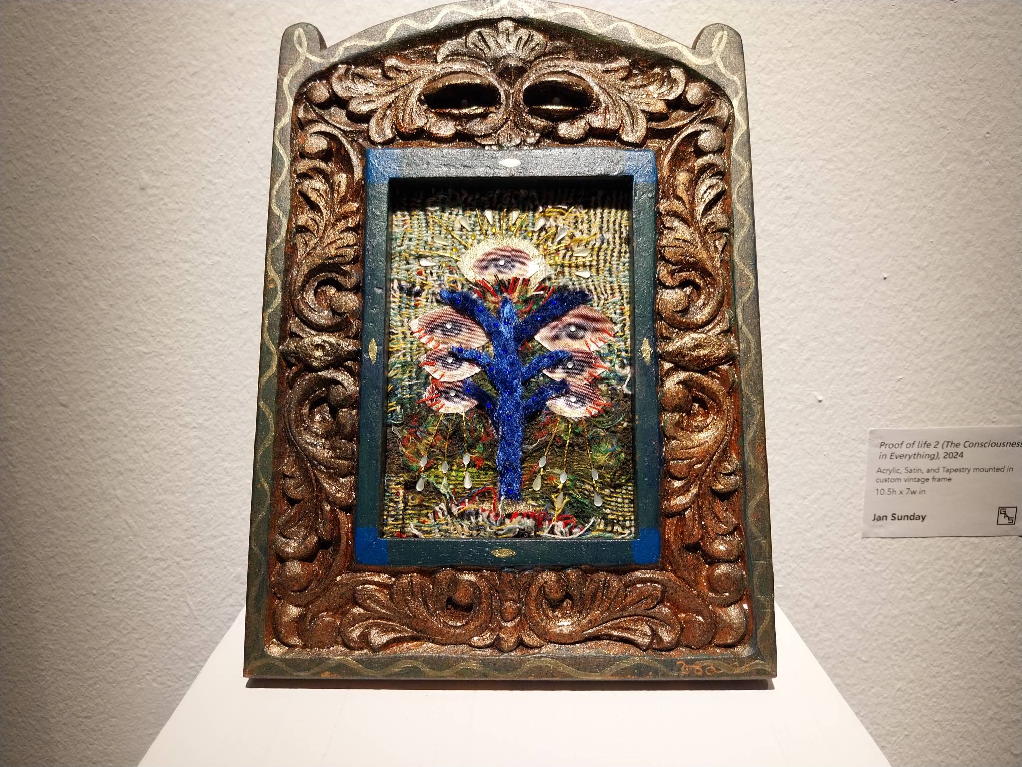 Jan Sunday's "Proof of Life 2." Photo by Elle Yap.