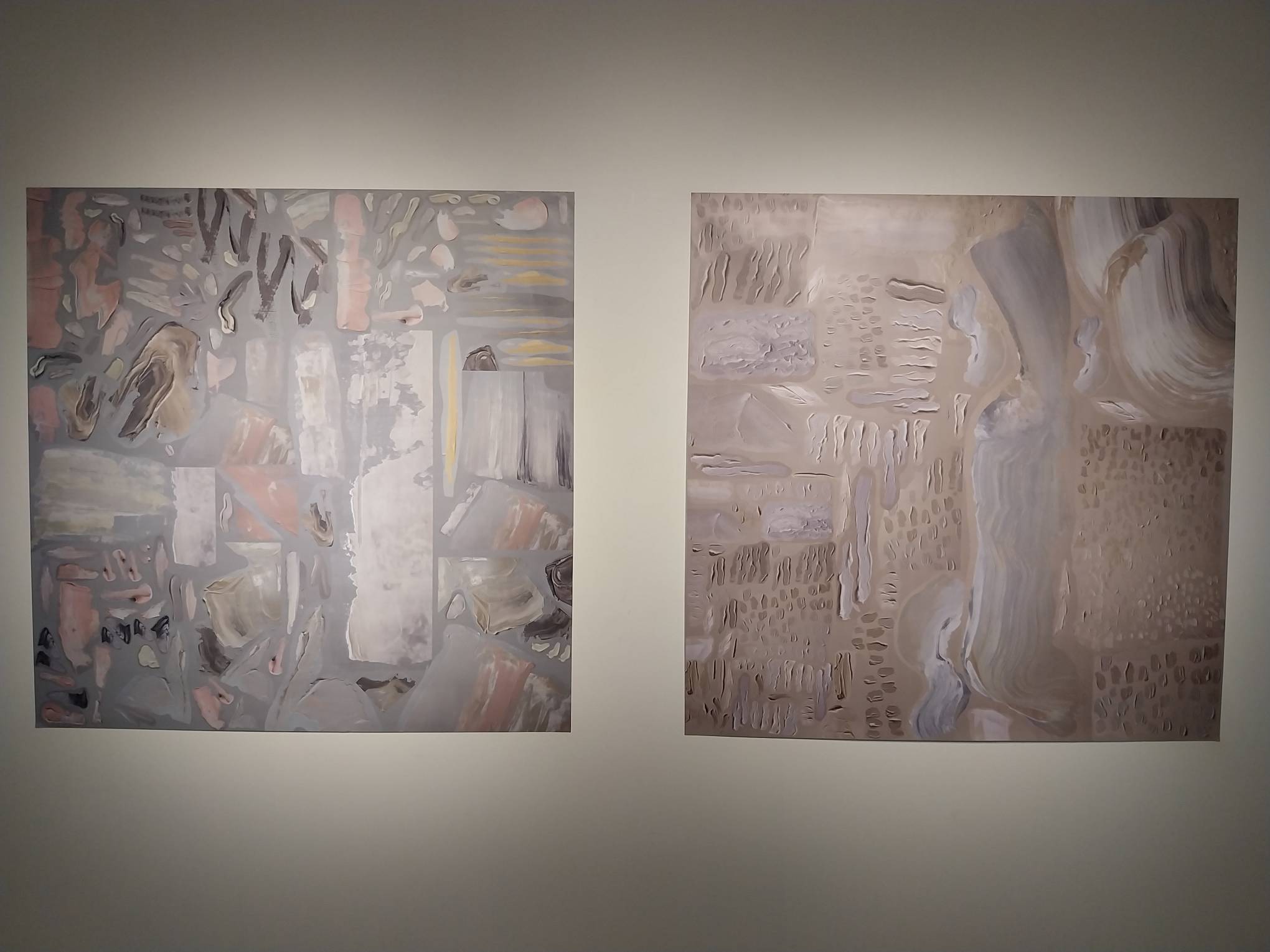 Jan Balquin&rsquo;s &ldquo;Strokes 1-2.&rdquo; Photo by Elle Yap.