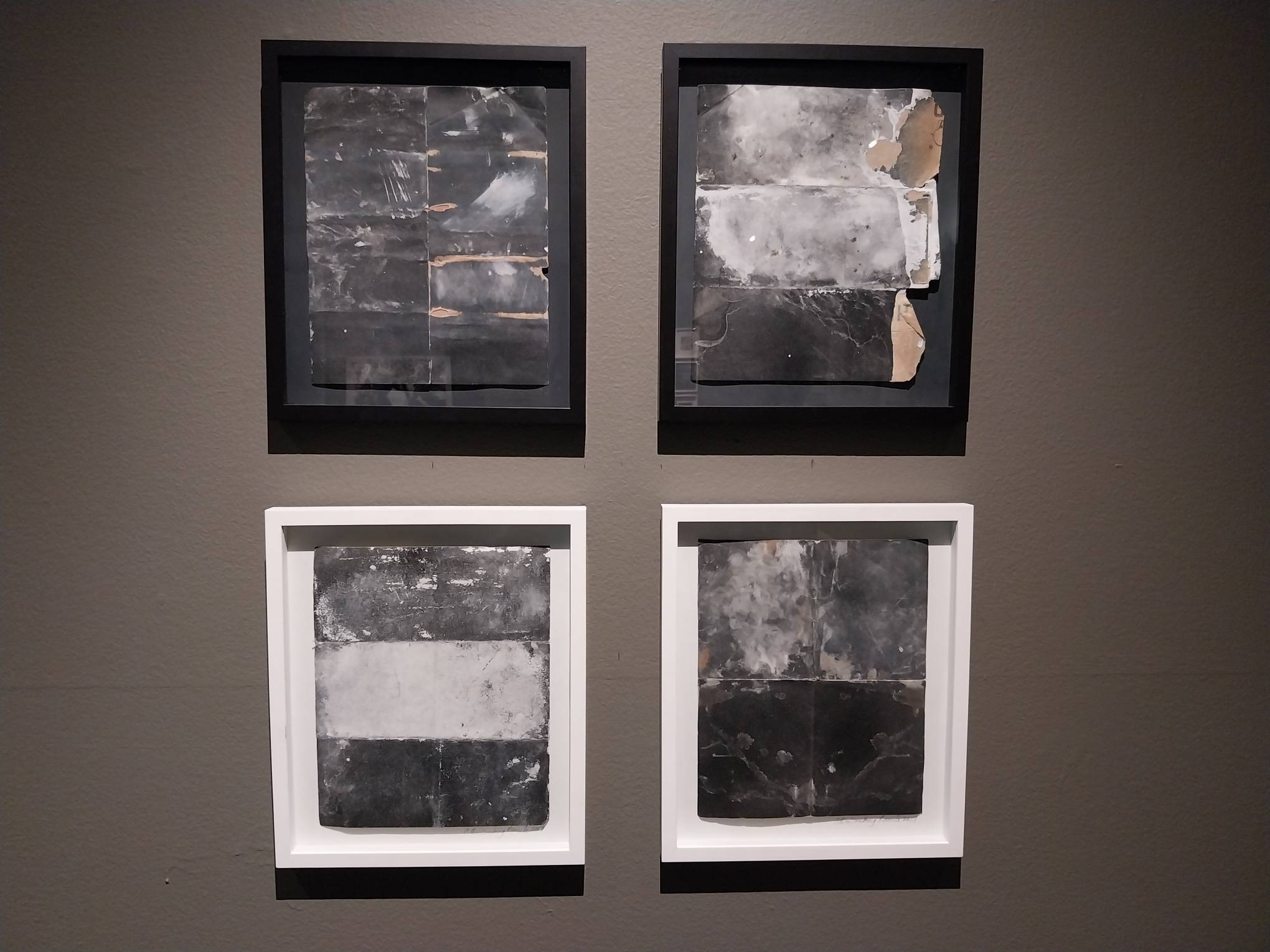 Christina Quisumbing Ramilo’s "Ruminations" work showing her evolution as an artist. Photo by Elle Yap.