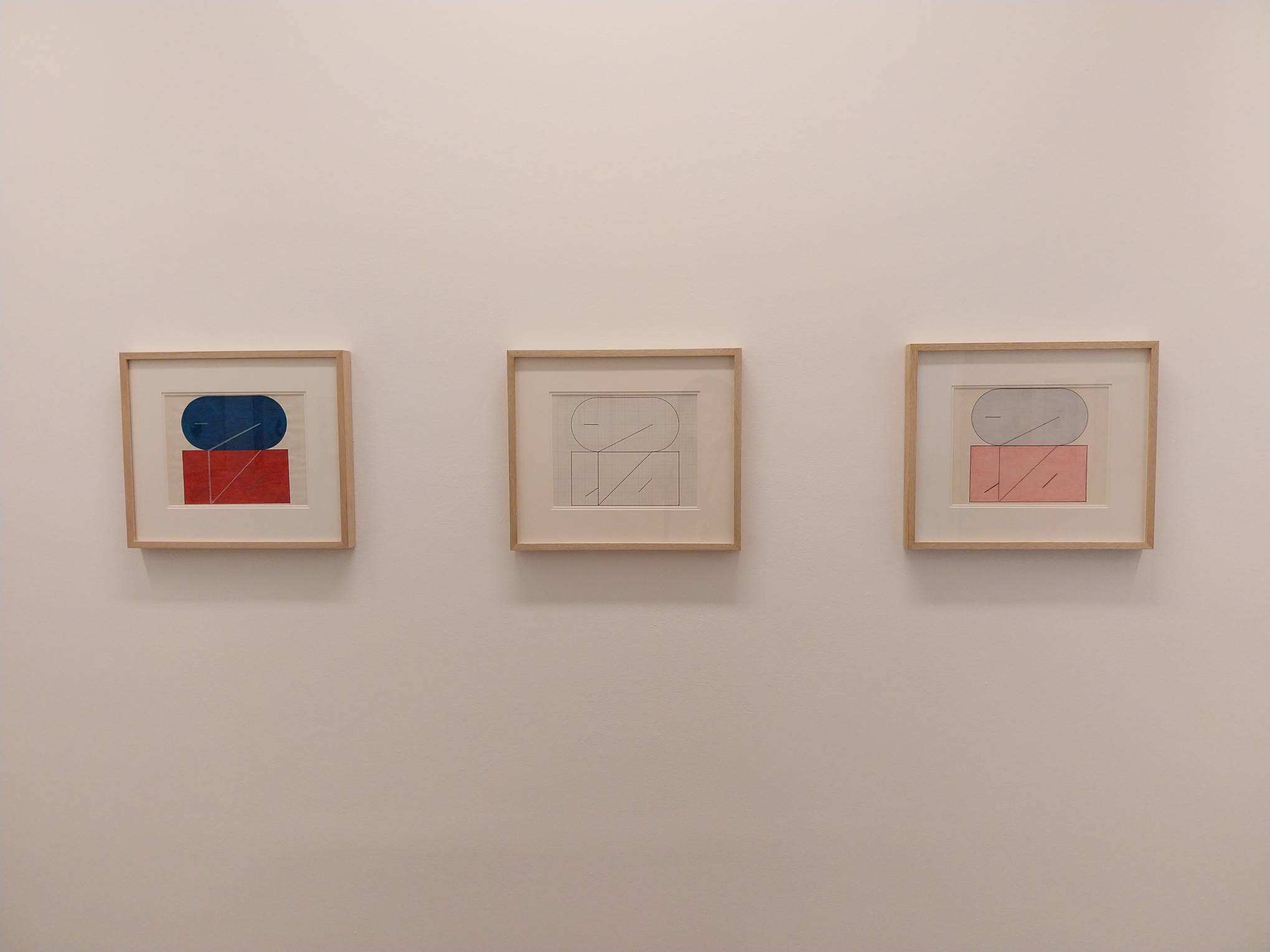 Untitled drawings of "Supriolism" by Leo Valledor from 1979. Photo by Elle Yap.