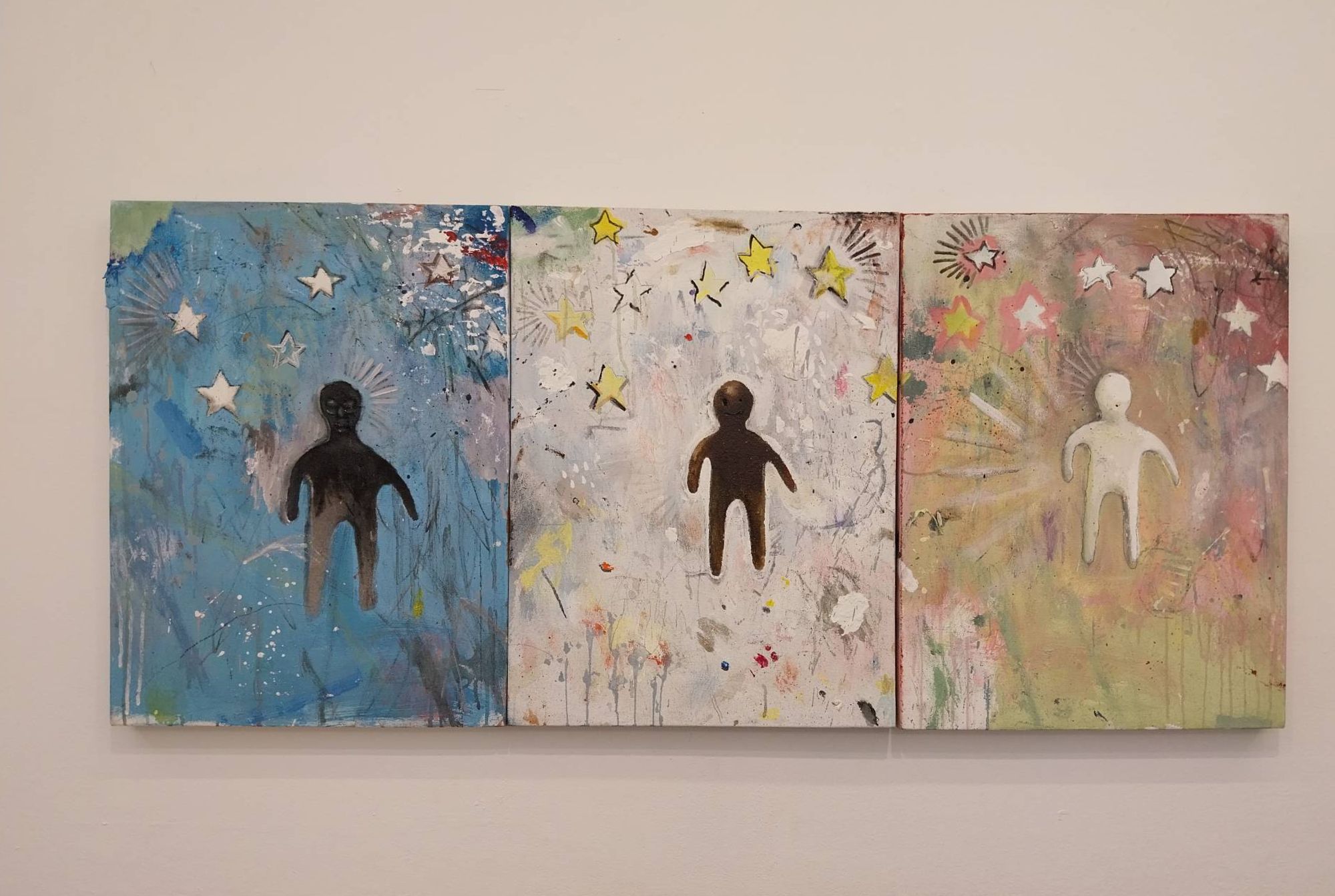 Three paintings by Paolo Torres for 