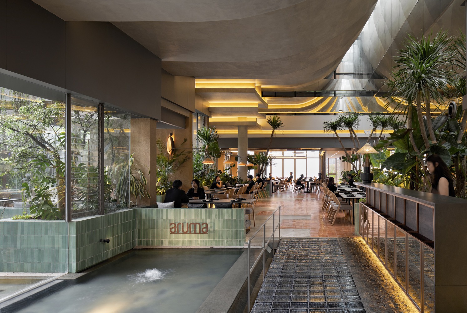 The entrance of the restaurant area. Photo by Mario Wibowo.