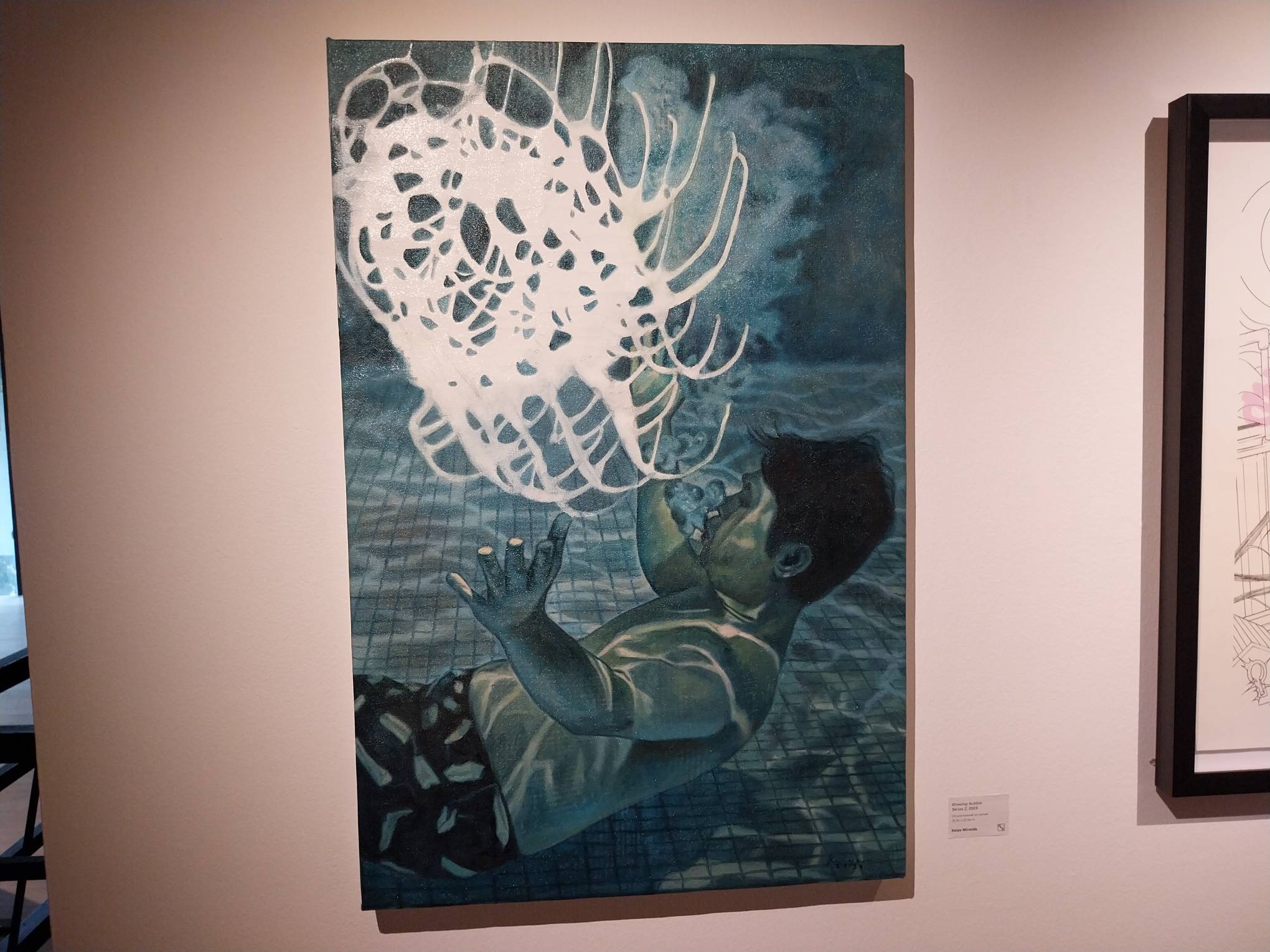 "Blowing Bubble Series 2" by Keiye Miranda. Photo by Elle Yap.