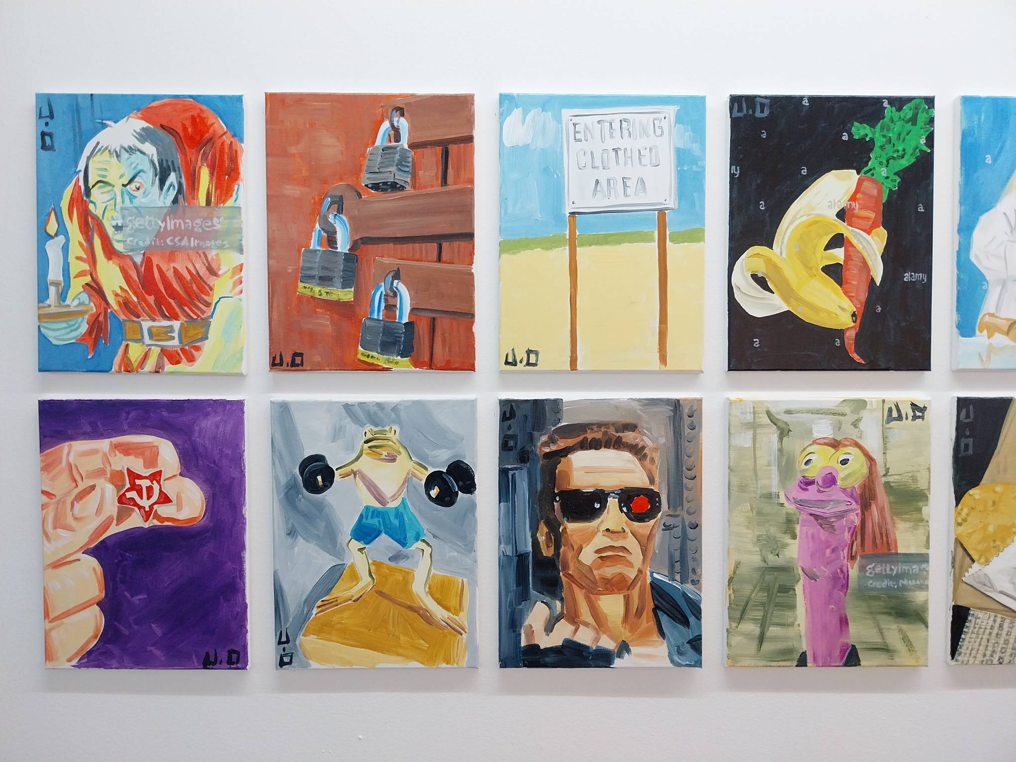 Jayson Oliveria's "IYKYK." One of the art exhibits shown in Artinformal Gallery. Photo by Elle Yap.