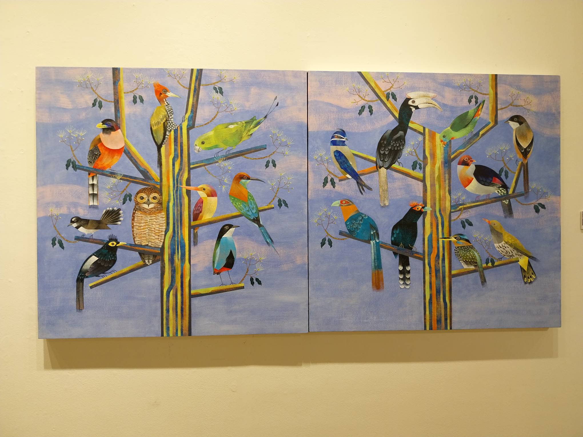 "Bagwis sa Bargas 1-2," which contains endangered native birds. Photo by Elle Yap.