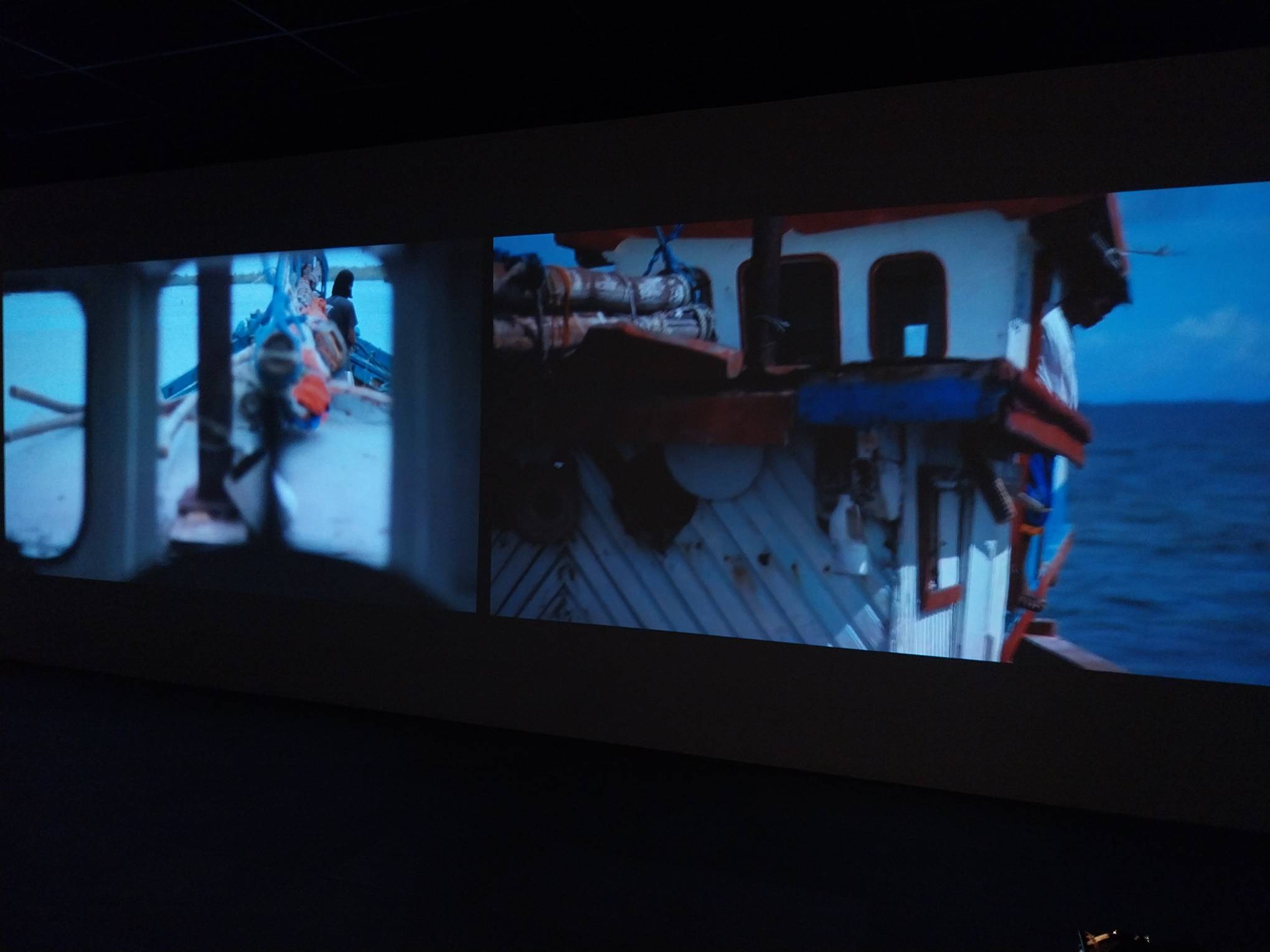 Martha Atienza's “Gilubong ang Akon Pusod sa Dagat (My Navel is Buried in the Sea).” Photo by Patricia Yap.