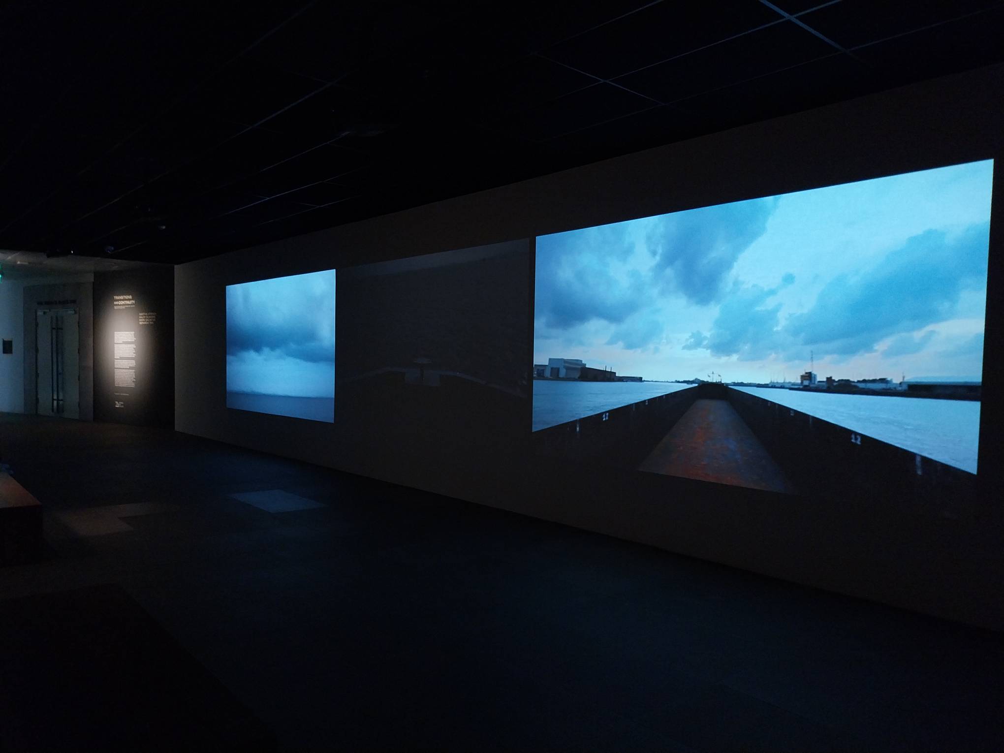 One of the frames for Martha Atienza’s video art work for "Transitions and Continuity." Photo by Patricia Yap.