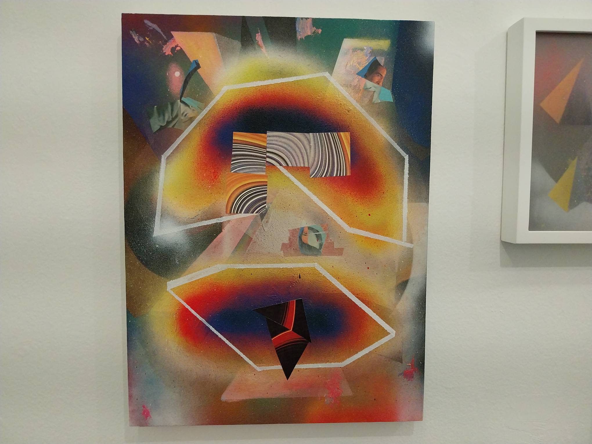 Multi-colored combination of shapes and color at "99% Pure Nothing." Photo by Elle Yap.