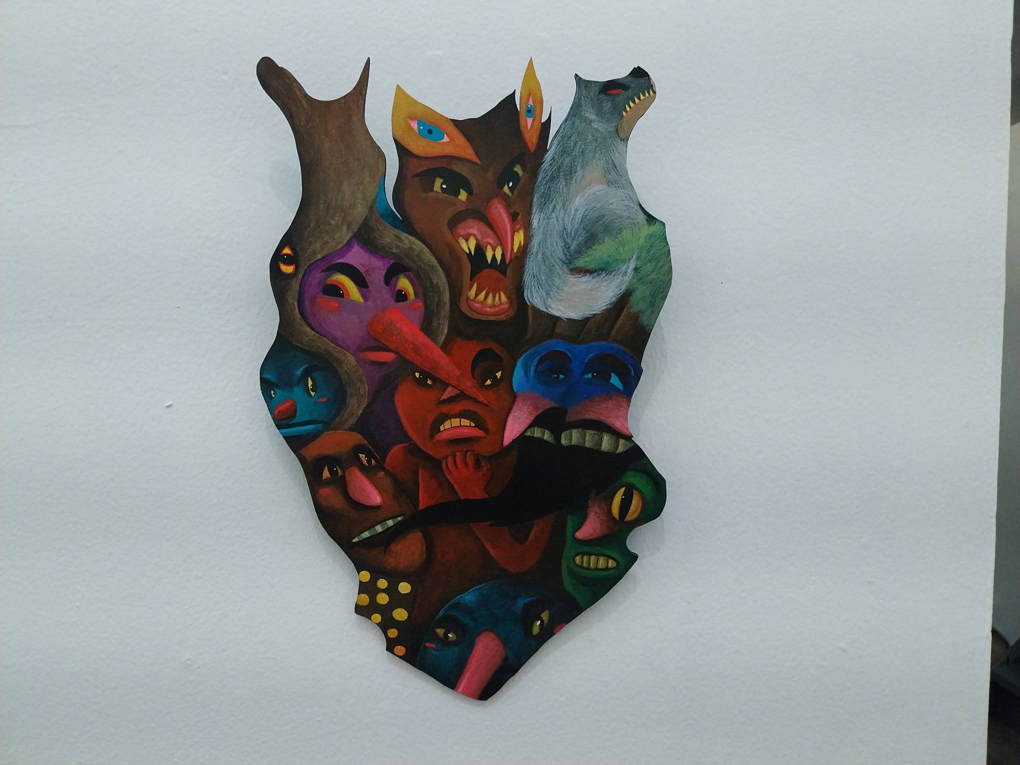 Work by Leanderthal at Vinyl on Vinyl. Photo by Elle Yap.