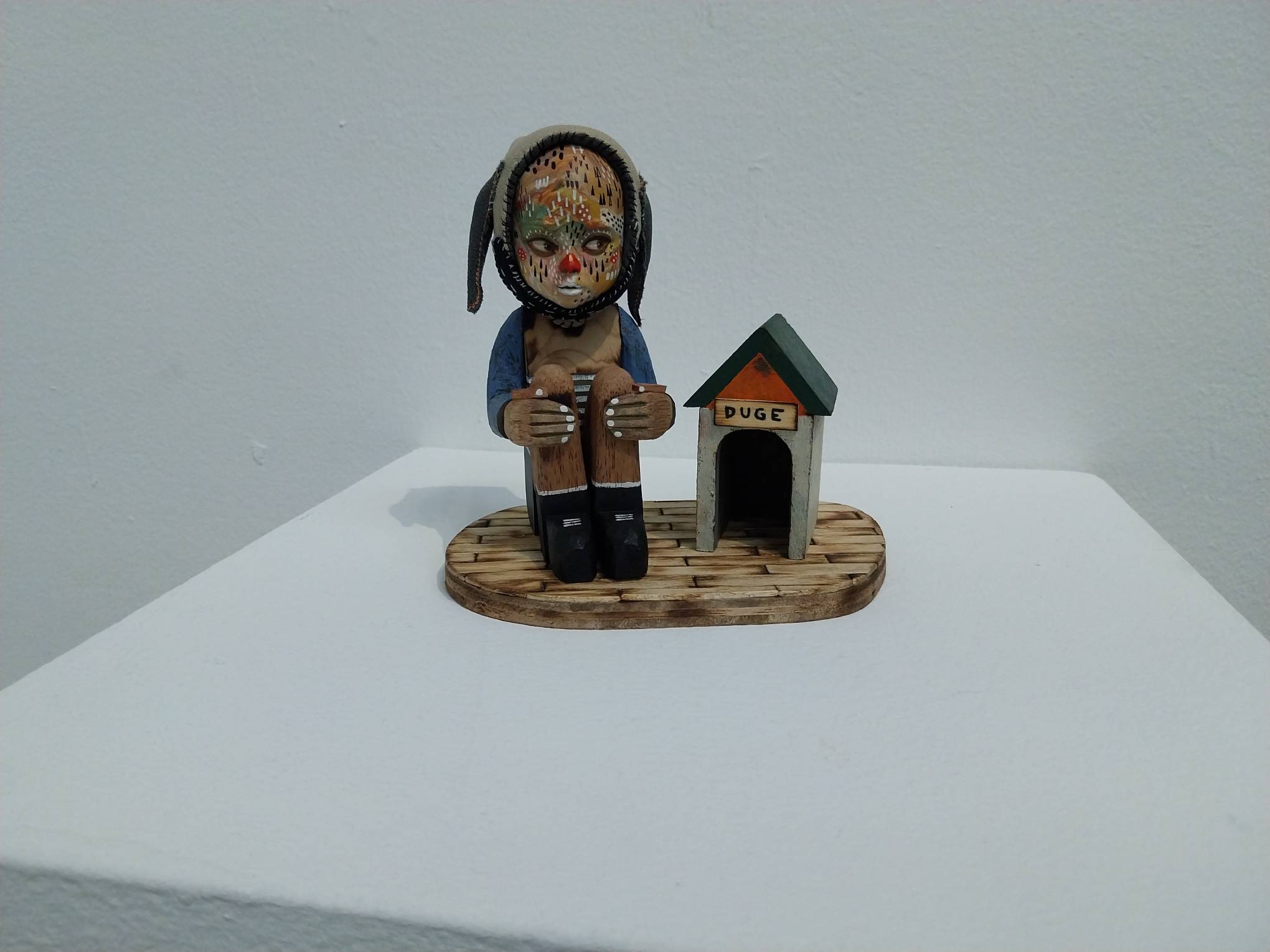 Character next to a doghouse. Photo by Elle Yap.